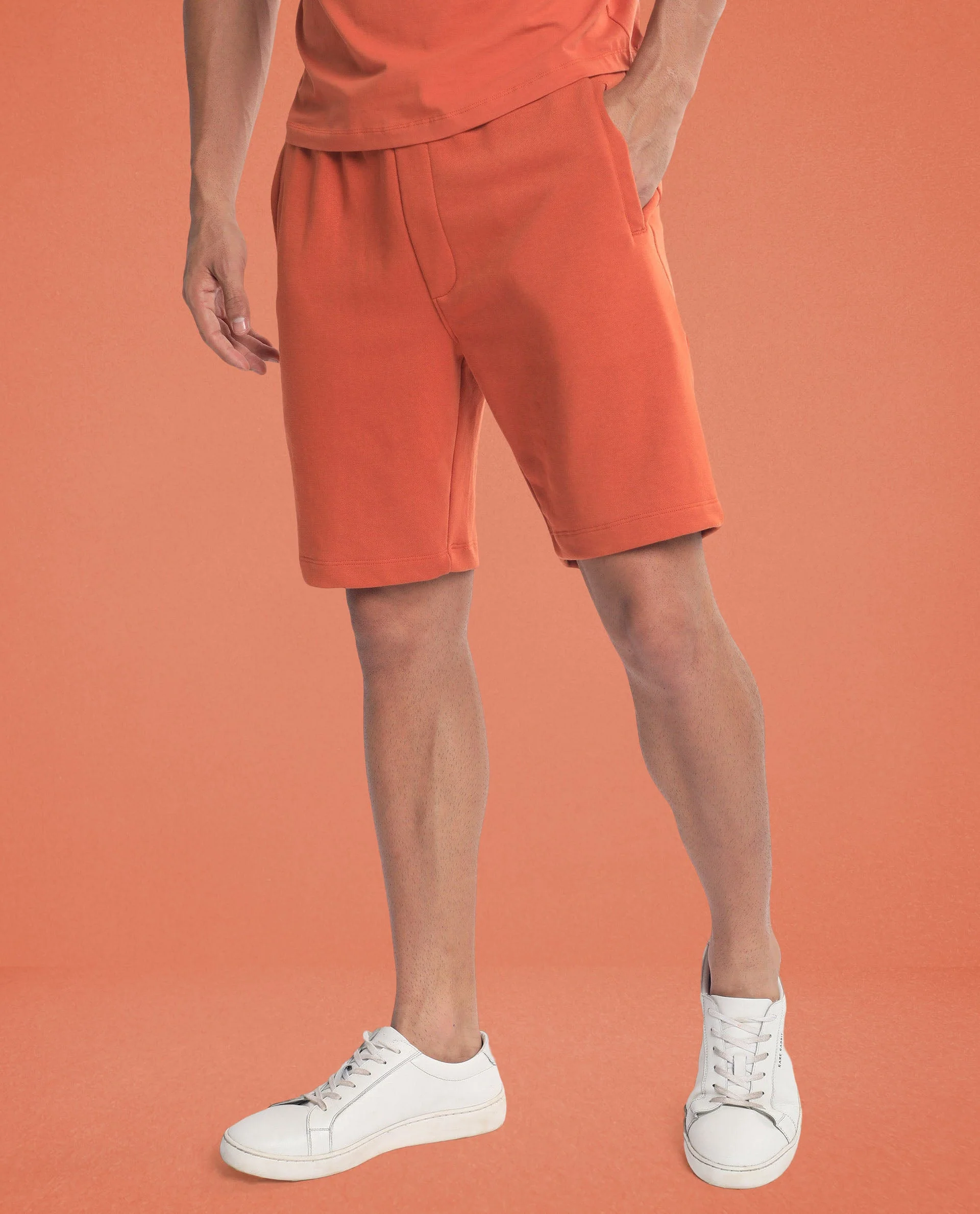 Shorts Tangy Orange Men - Image 4