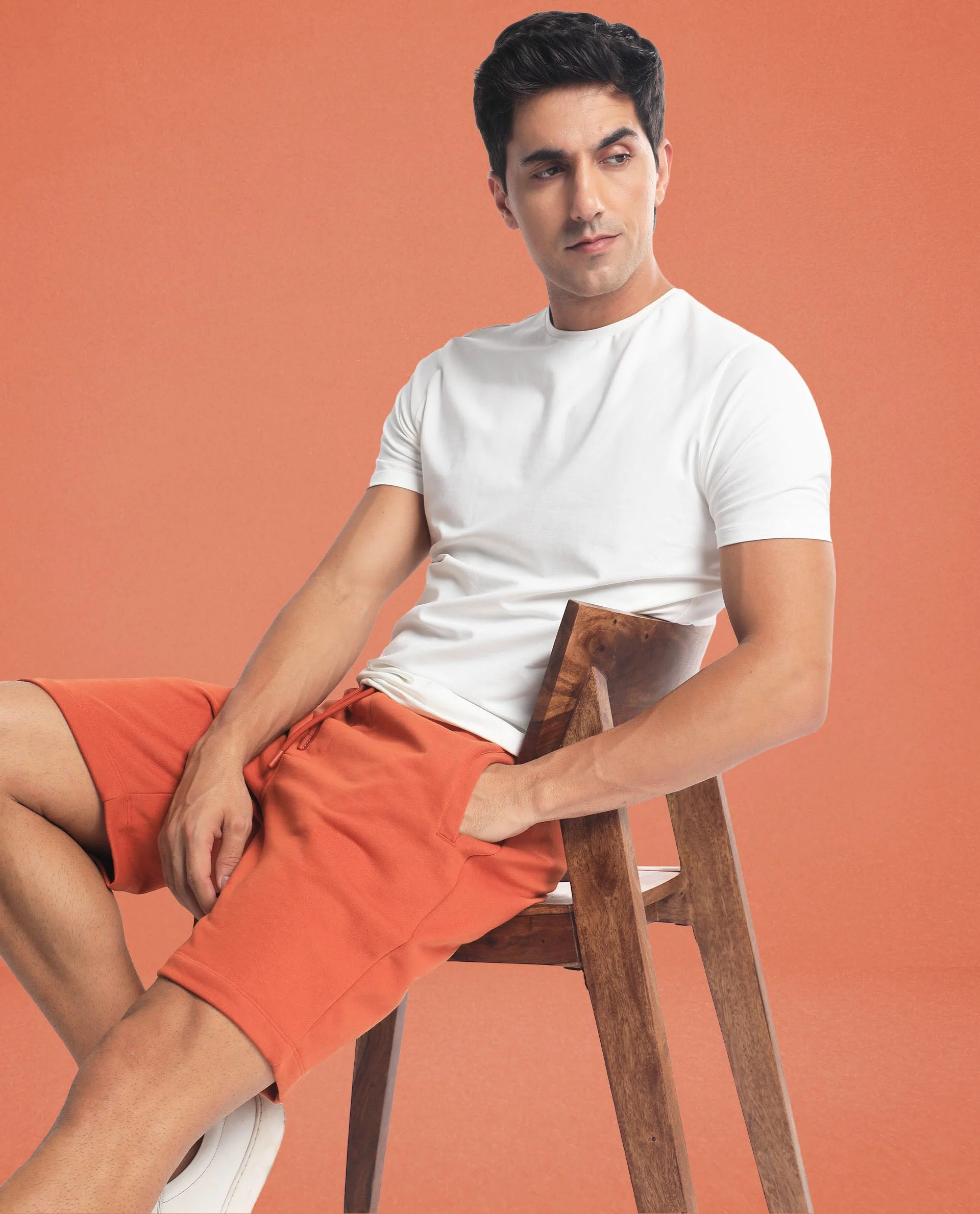 Shorts Tangy Orange Men - Image 9