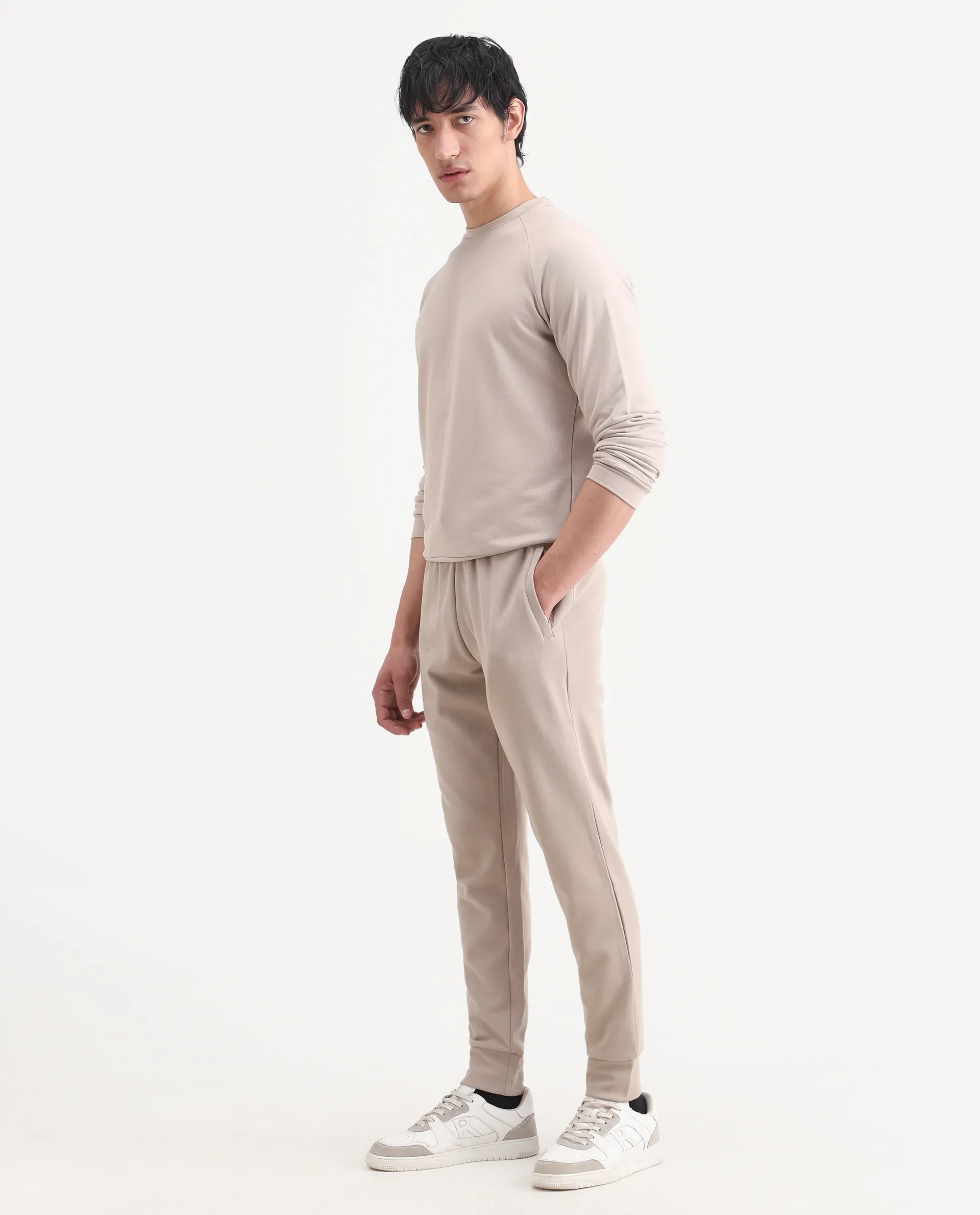 Joggers  Sand Beige Men - Image 4