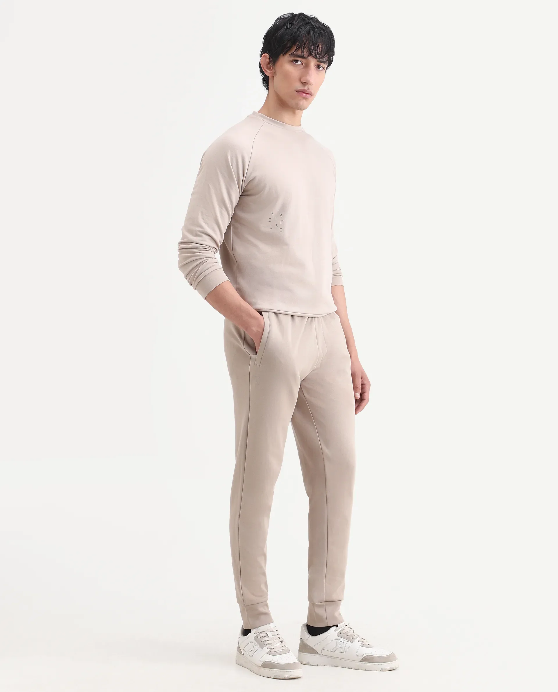 Joggers  Sand Beige Men - Image 5