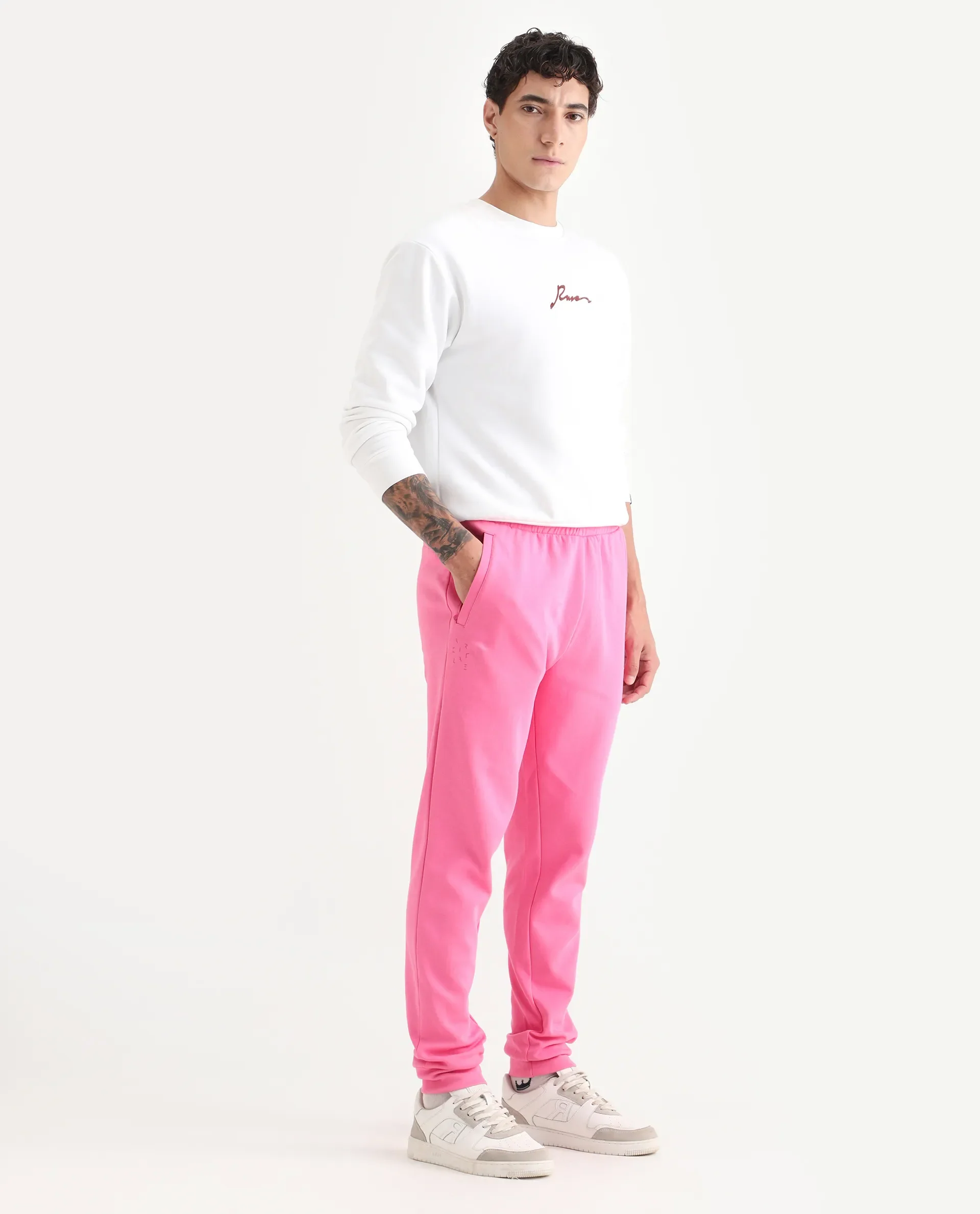 Joggers Flame Pink Men - Image 5