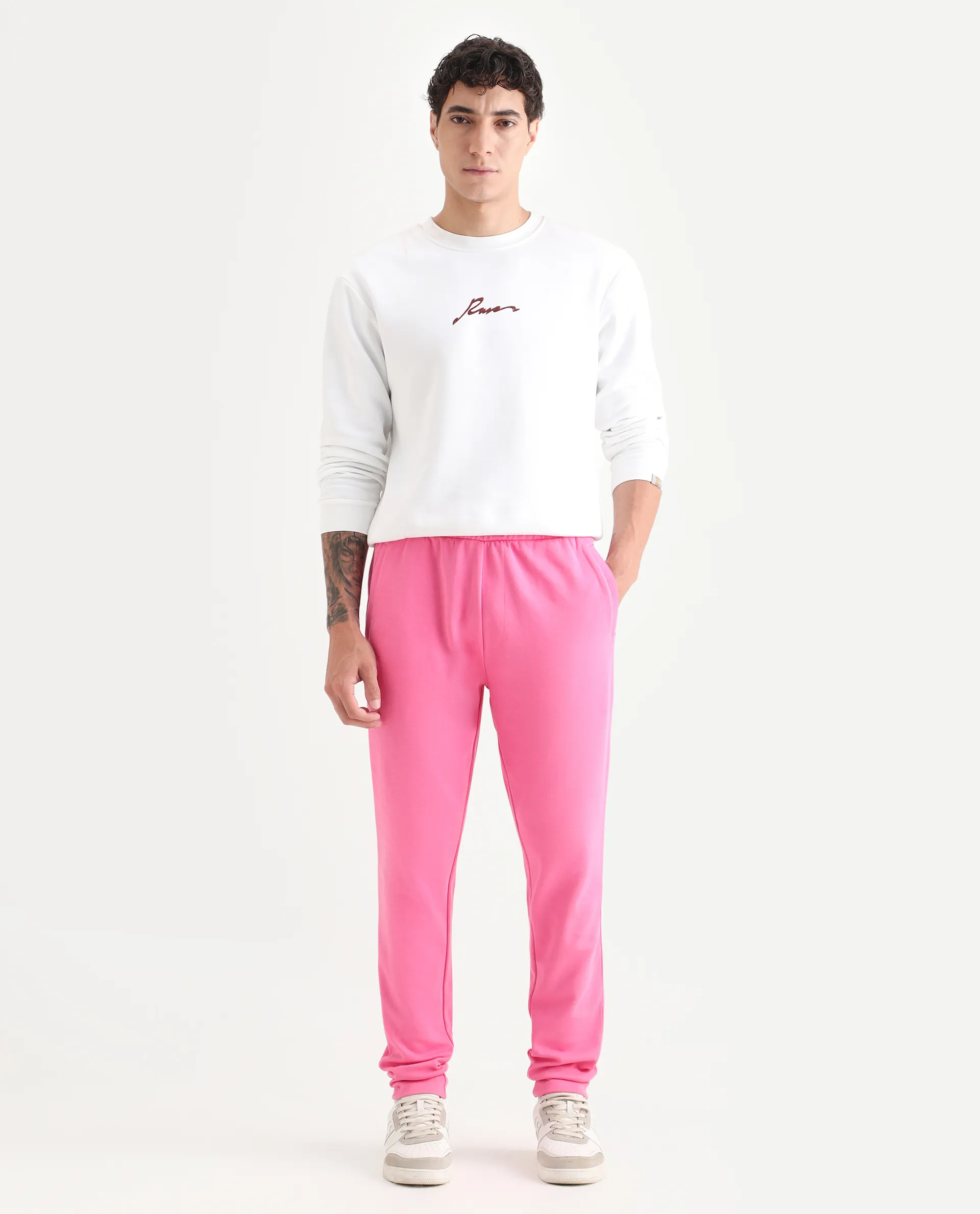 Joggers Flame Pink Men - Image 6
