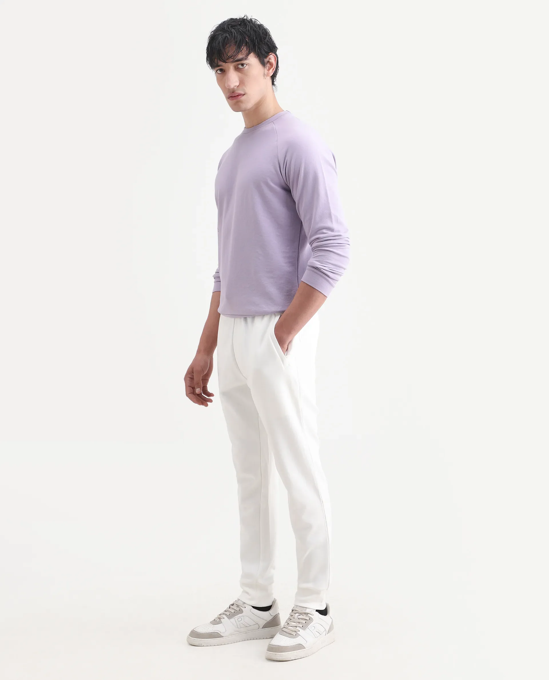Joggers  Ivory White Men - Image 4
