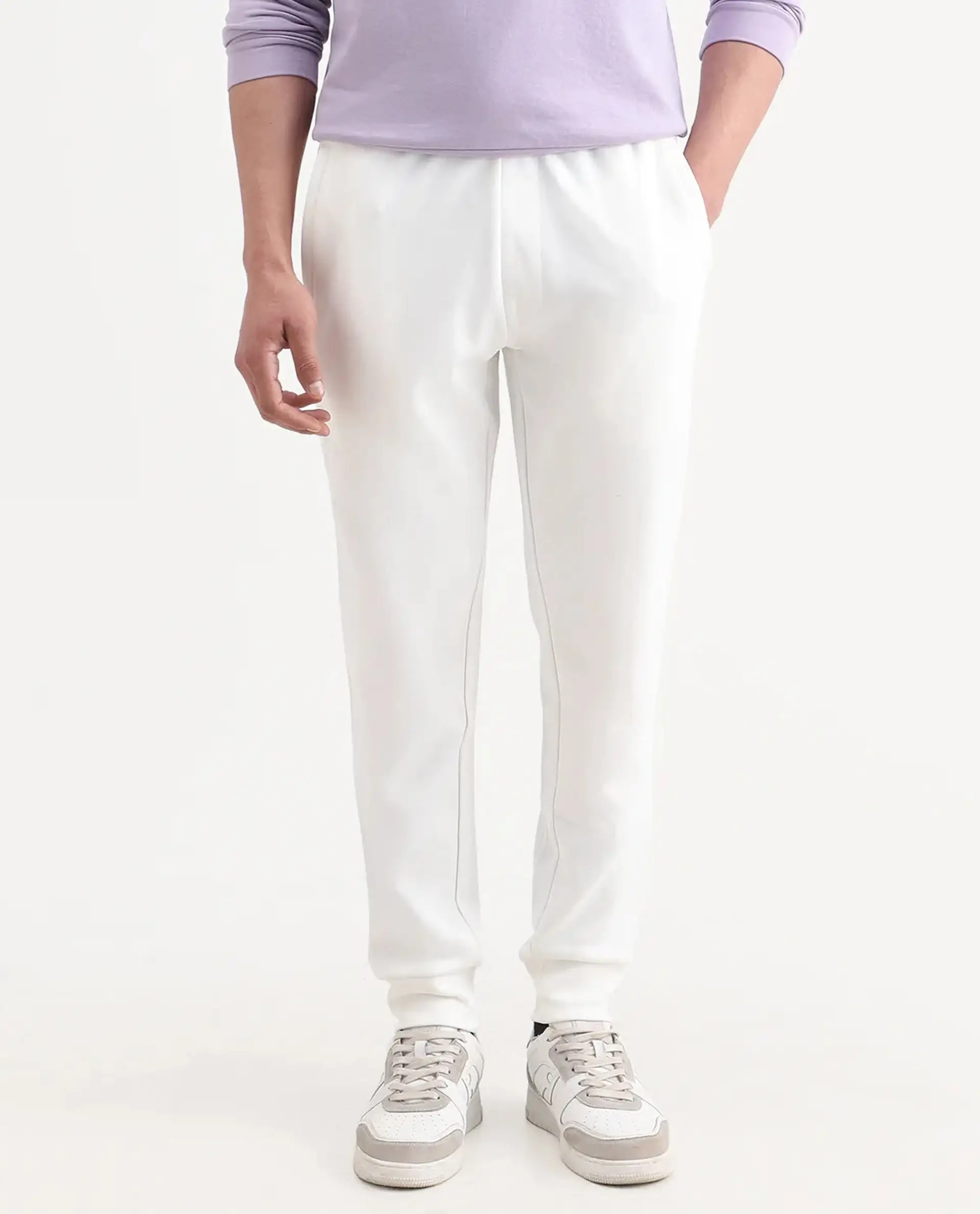 Joggers  Ivory White Men - Image 8