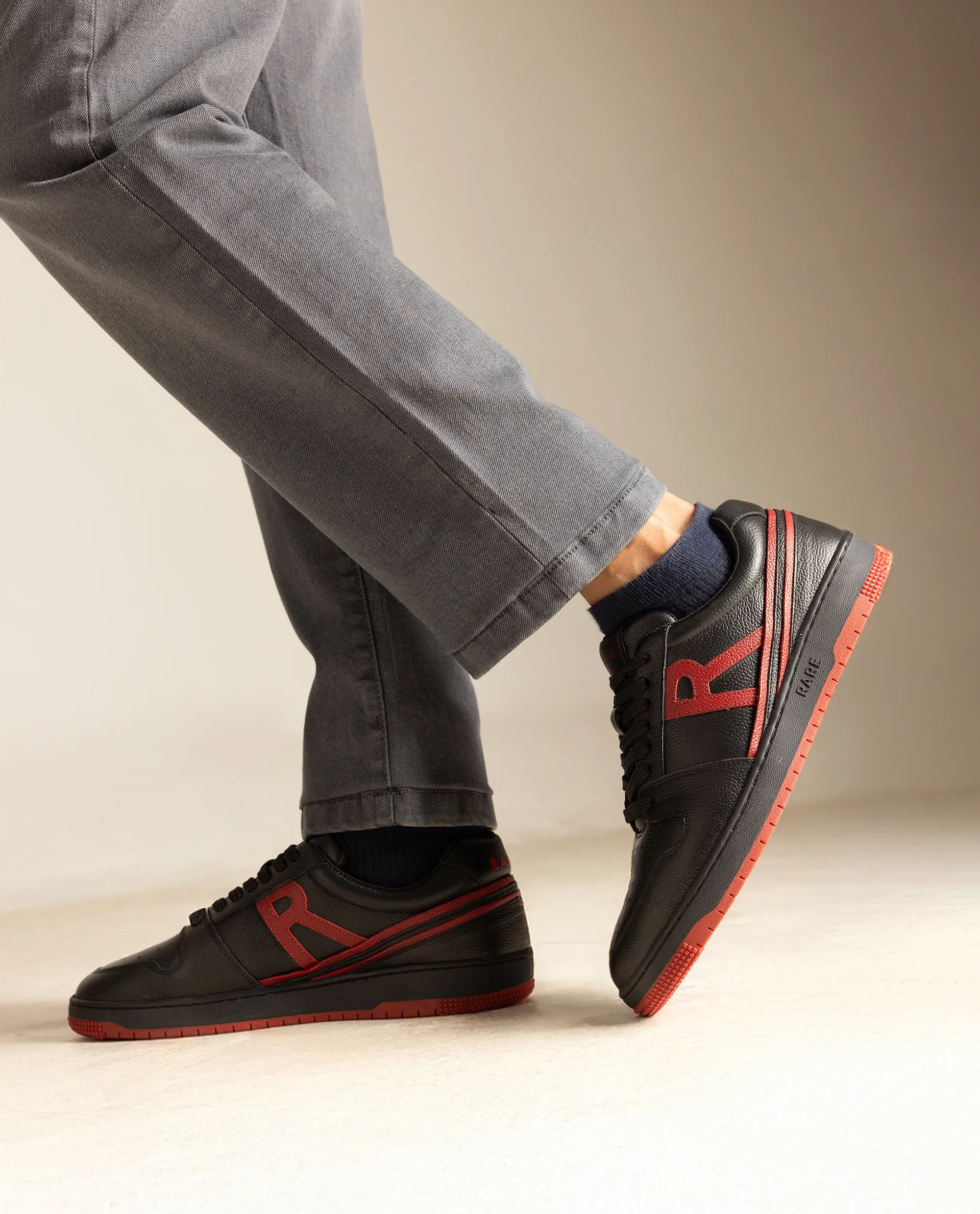 Rare Rabbit Men Adonis Black Lace-Up Closure Shoes - Image 2