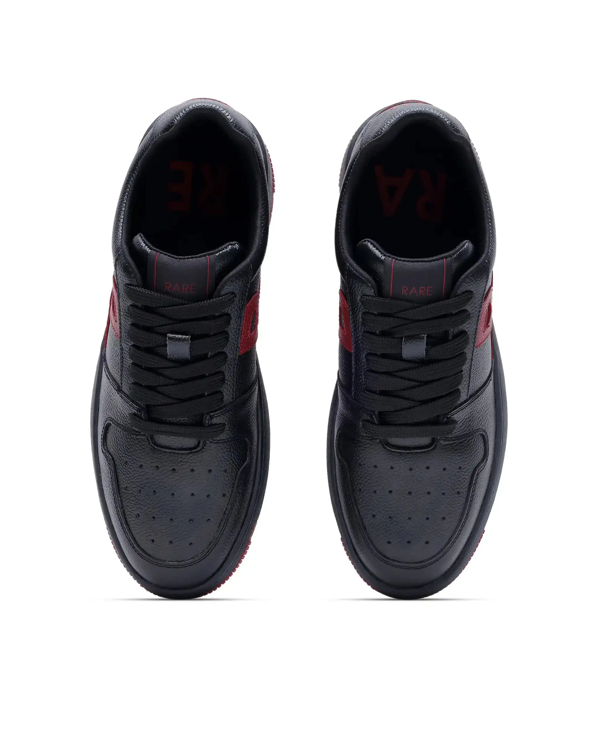 Rare Rabbit Men Adonis Black Lace-Up Closure Shoes - Image 4