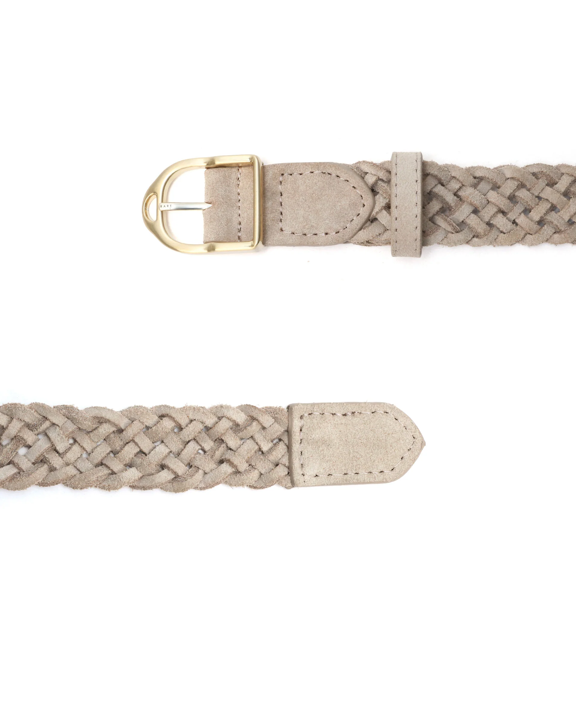 Rare Rabbit Men Aegis Beige Leather Belt - Image 4