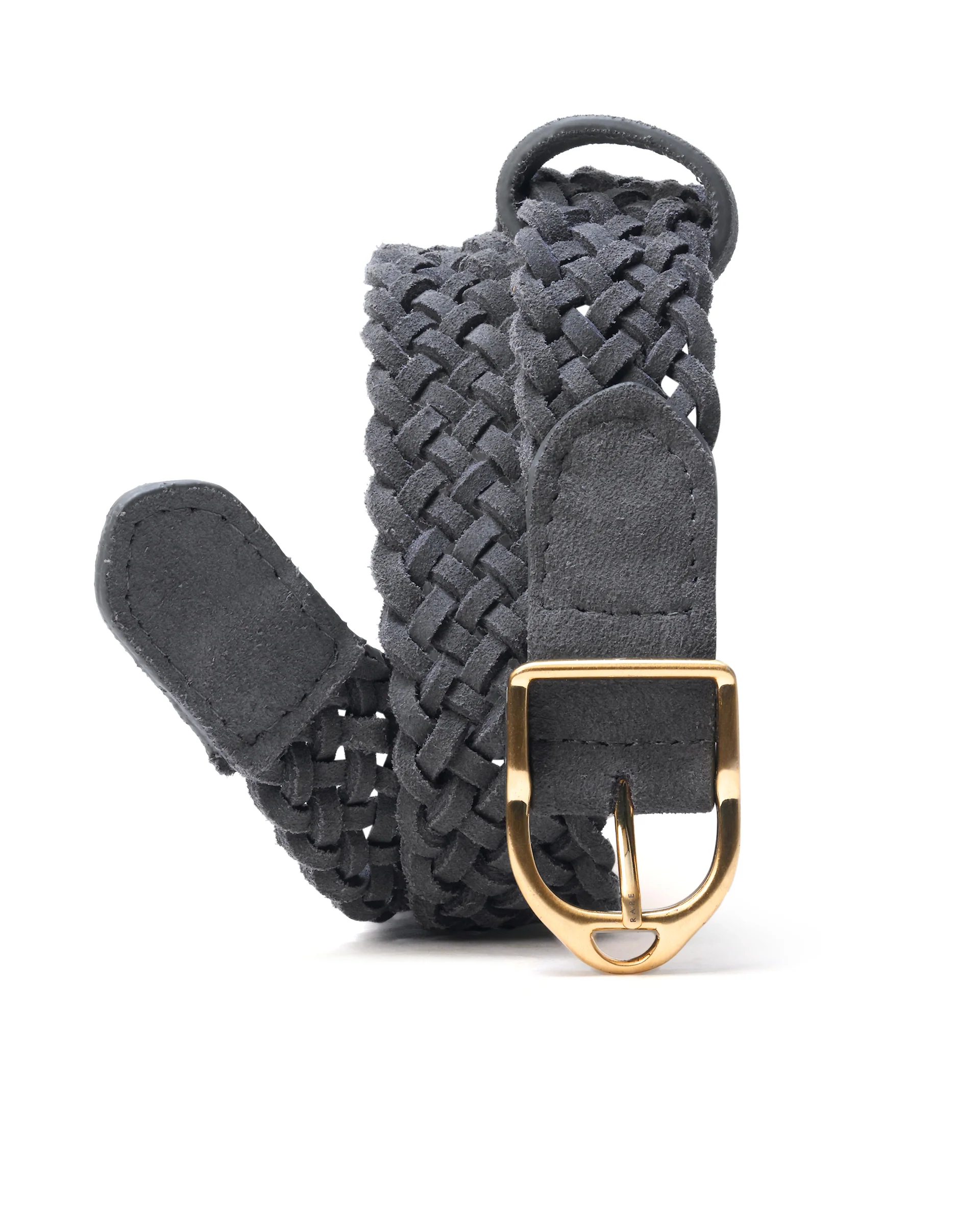 Rare Rabbit Men Aegis Grey Leather Belt - Image 2