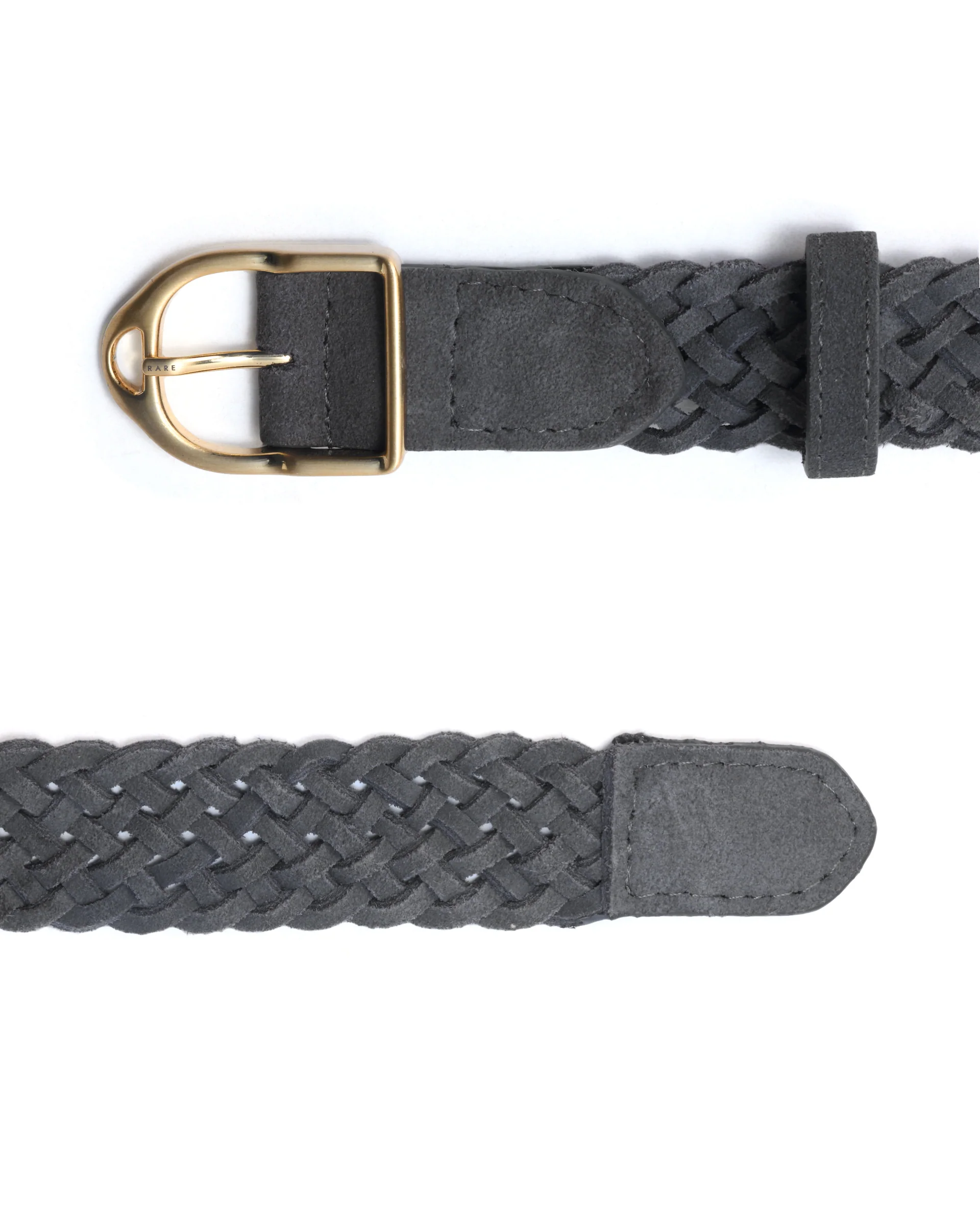 Rare Rabbit Men Aegis Grey Leather Belt - Image 6