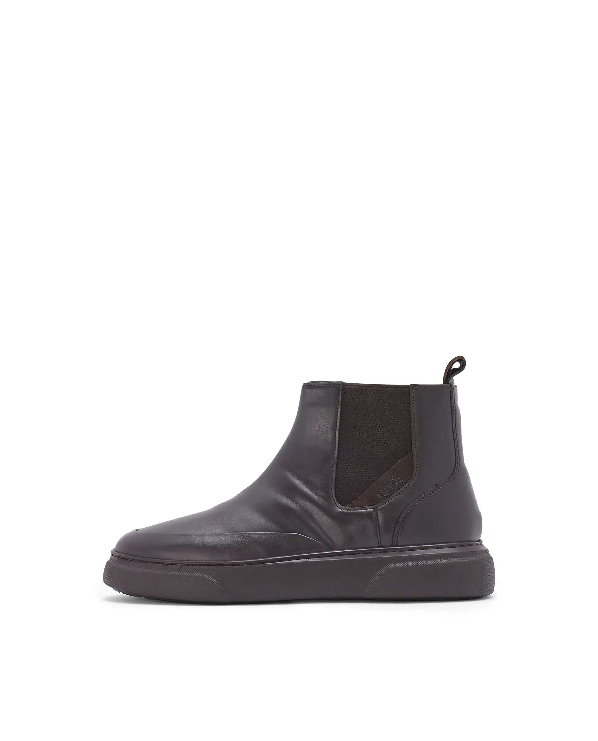 Rare Rabbit Men Aerodon Brown Genuine Leather Zipper Closure High-Top Boot Sneaker - Image 9