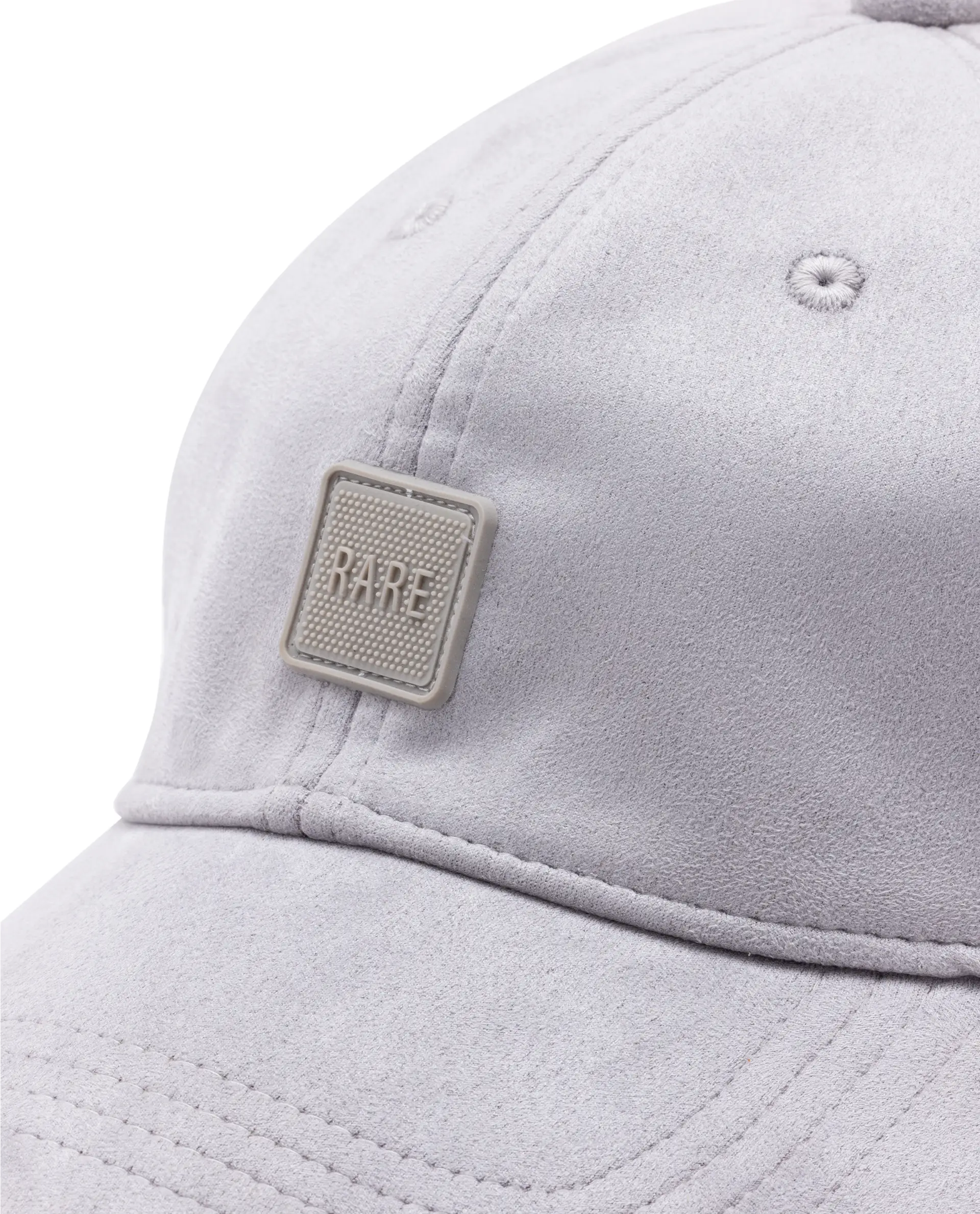 Rare Rabbit Men Albion Grey Monotone Color Silicone Badge Branding Cap - Image 7