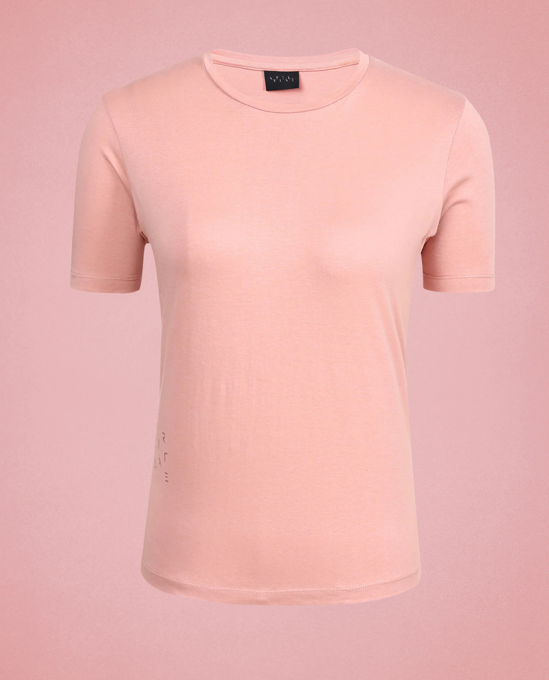 Rareism Women's Light Weight High Stretch 180 Gsm Cotton Crew Neck Plain Regular Fit T-Shirt - Image 3