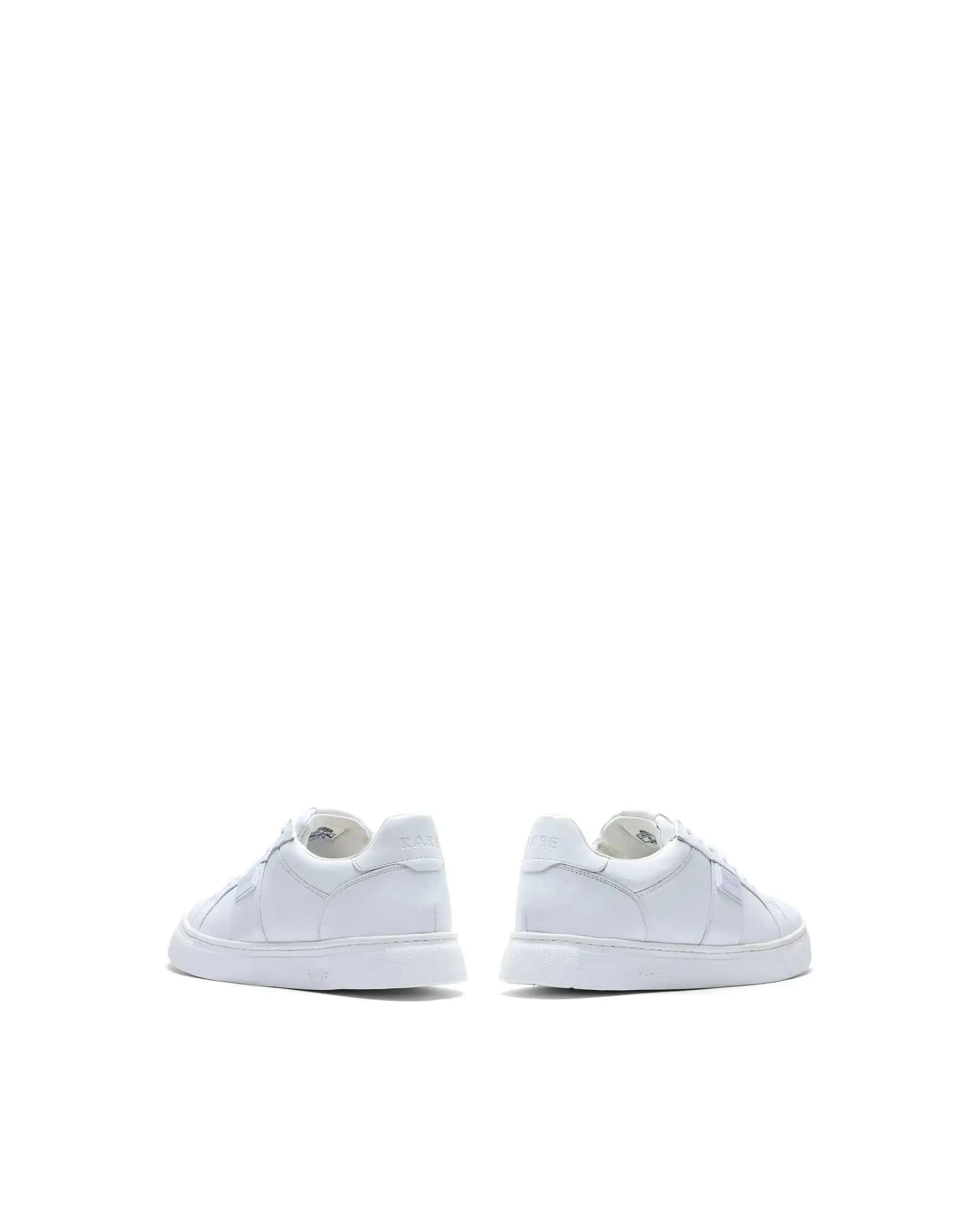 Rare Rabbit Men's Alden White Leather Fabric Sneaker - Image 7