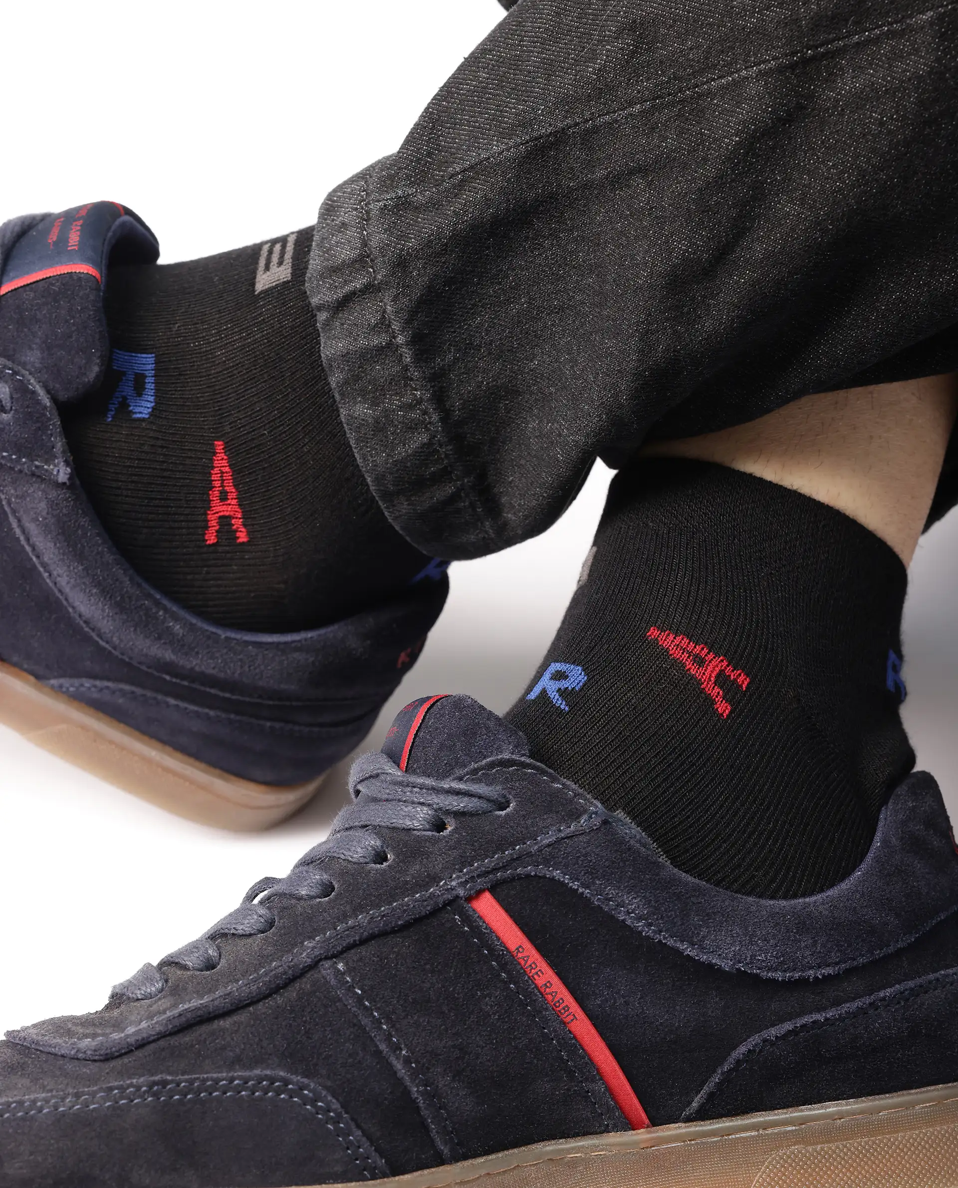 Rare Rabbit Men Alf Assorted Low Ankle Socks - Image 5