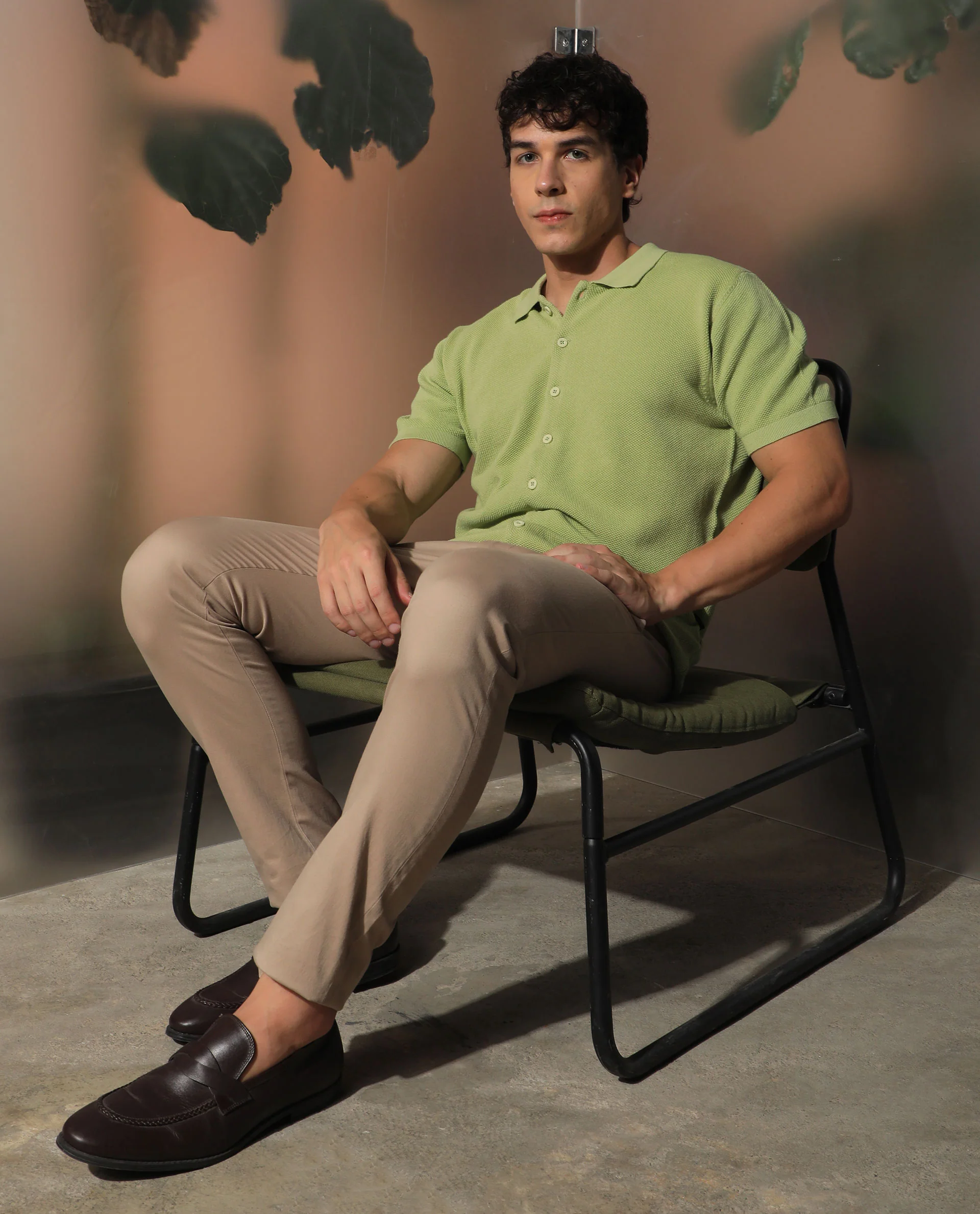 Rare Rabbit Men's Alias Ss Light Green Regular Fit Shirt - Image 8