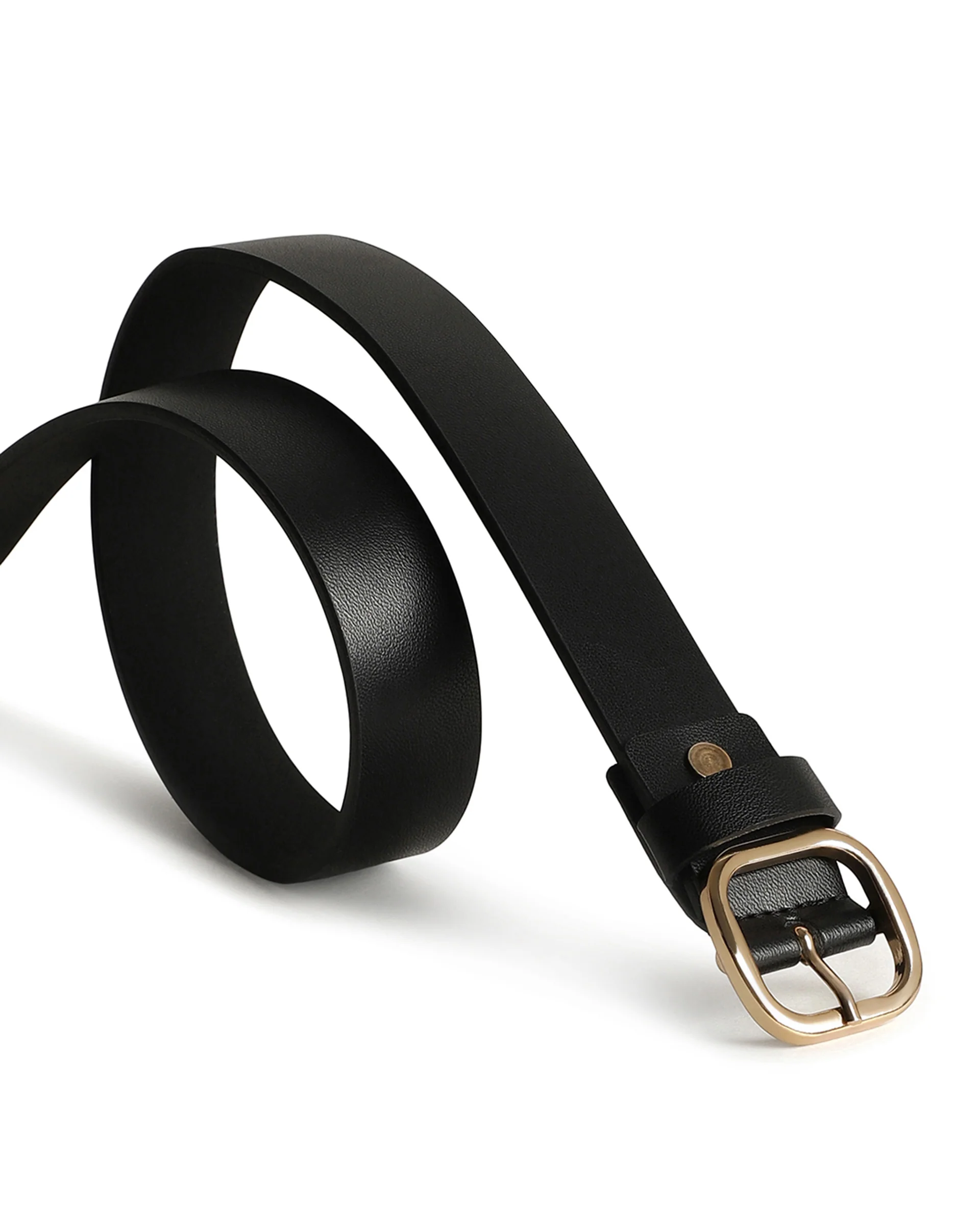 Rare Rabbit Men's Alley Black Belt Leather - Image 5