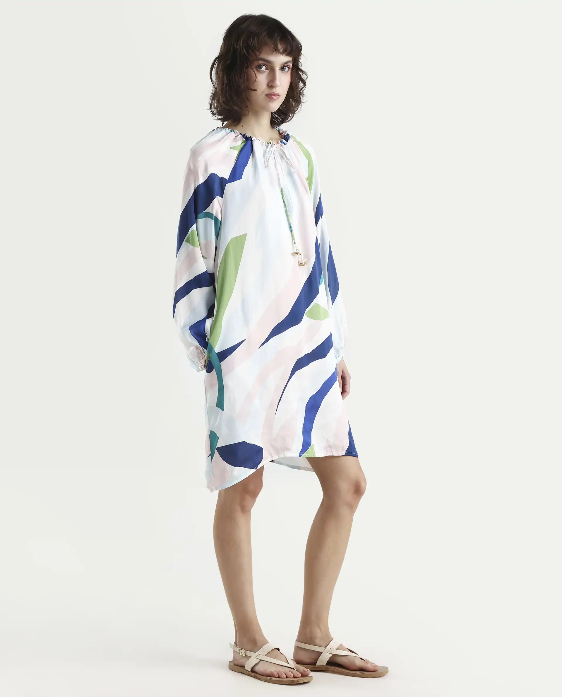 Rareism Women's Alloy White Dress - Image 5