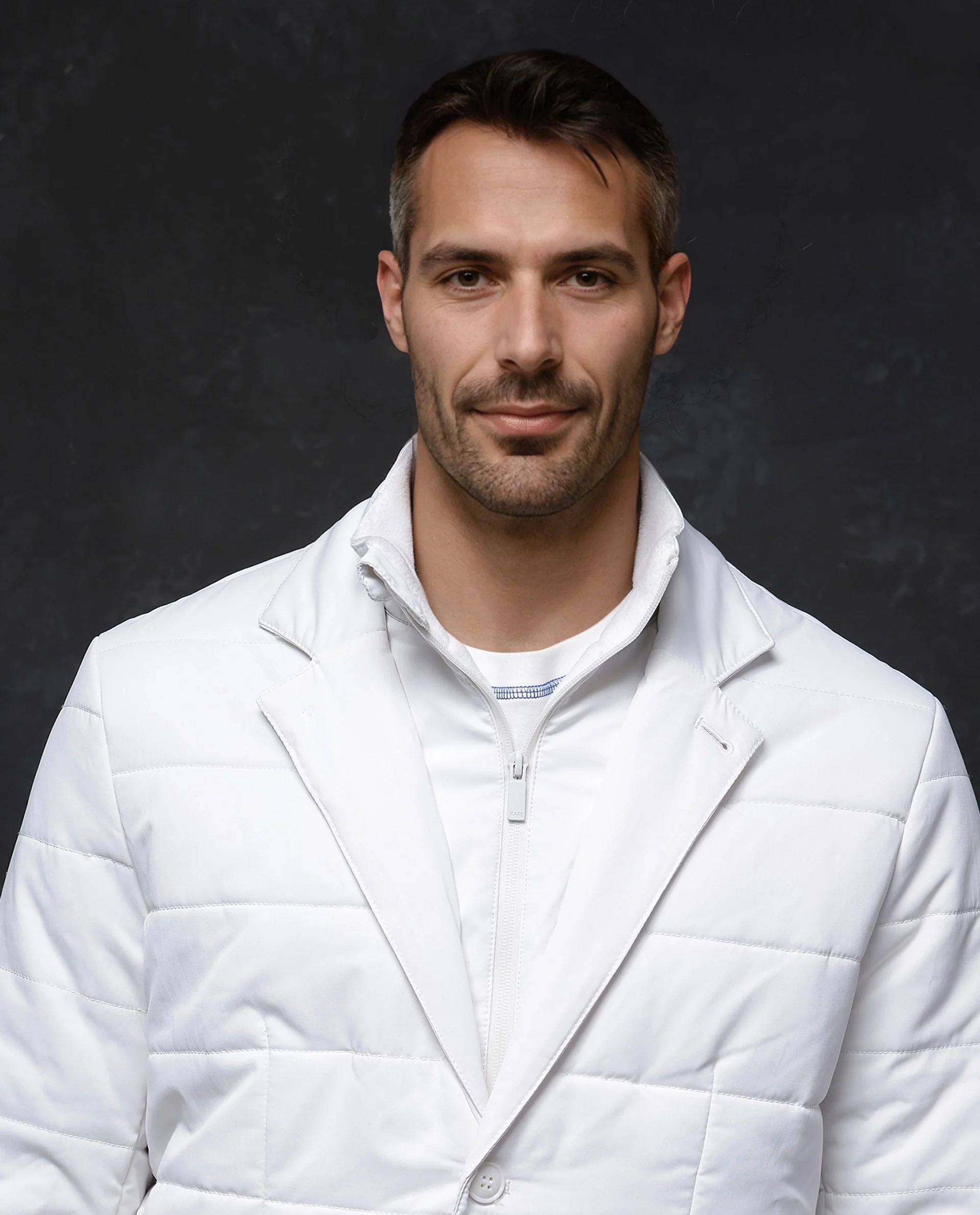 Rare Rabbit Men's Alter Off White Polyester Plain Regular Fit Full Sleeve Lapel Neck Jacket - Image 7