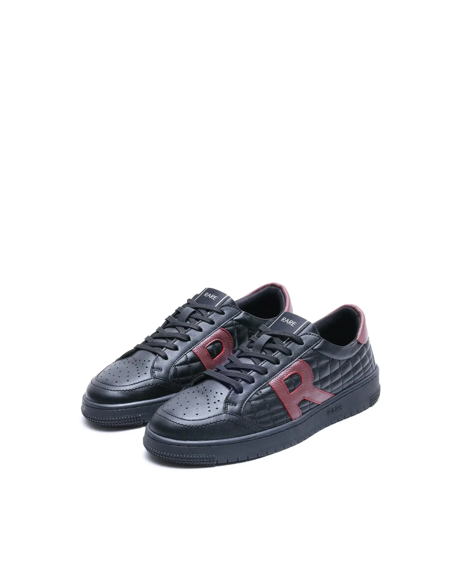 Rare Rabbit Men's Alto Black Micro Leather Sneaker - Image 3