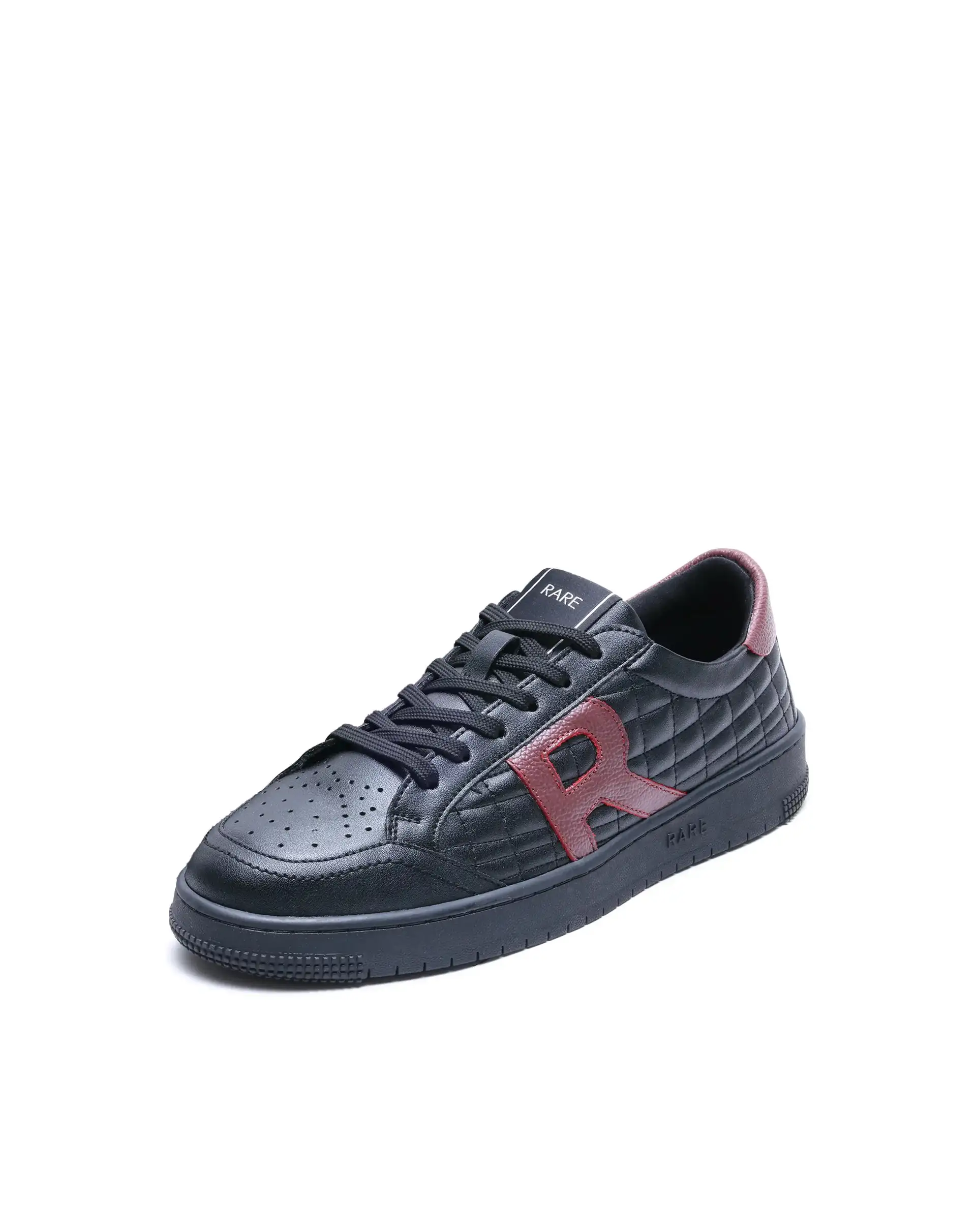 Rare Rabbit Men's Alto Black Micro Leather Sneaker - Image 6