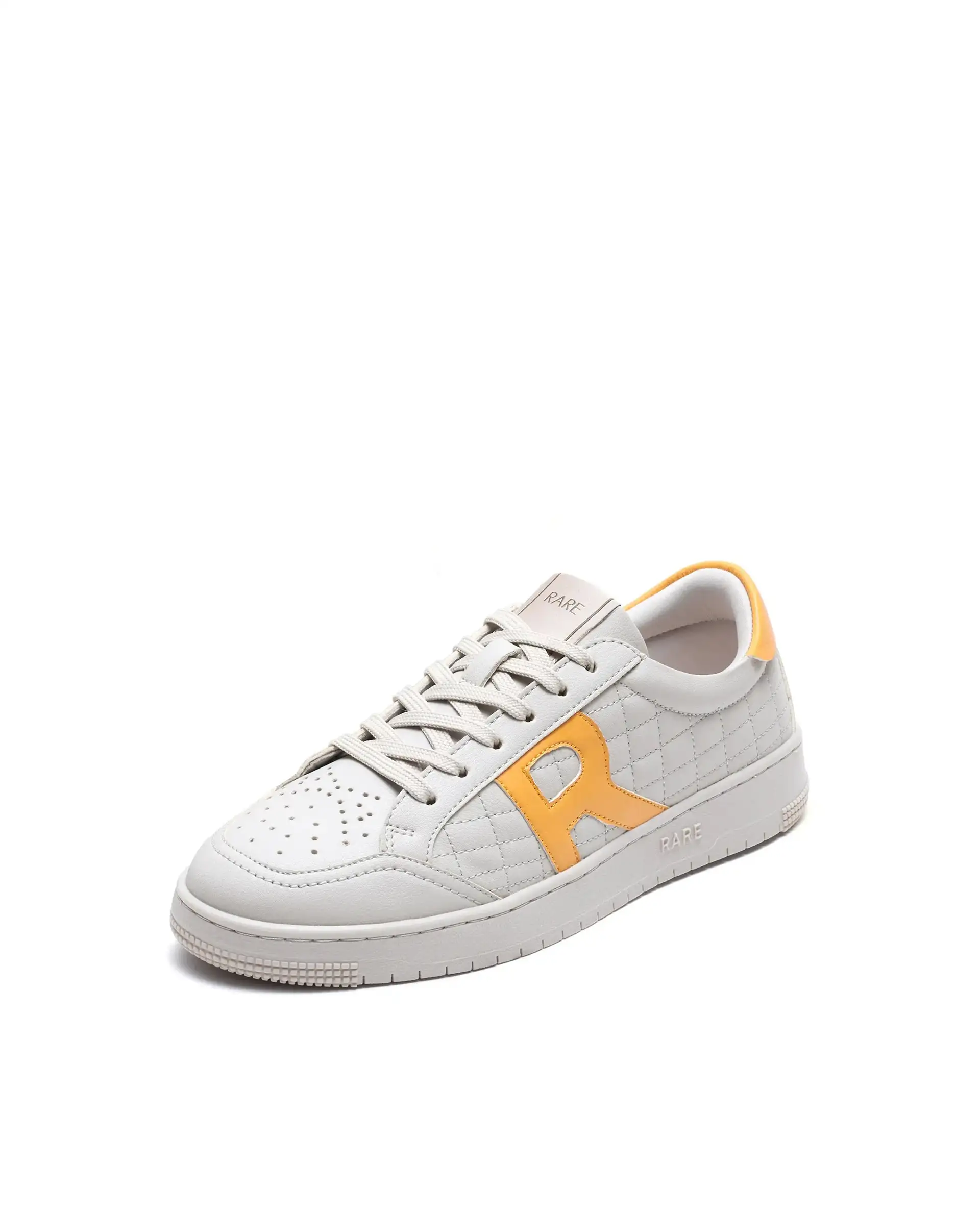 Rare Rabbit Men's Alto Taupe Micro Leather Sneaker - Image 4