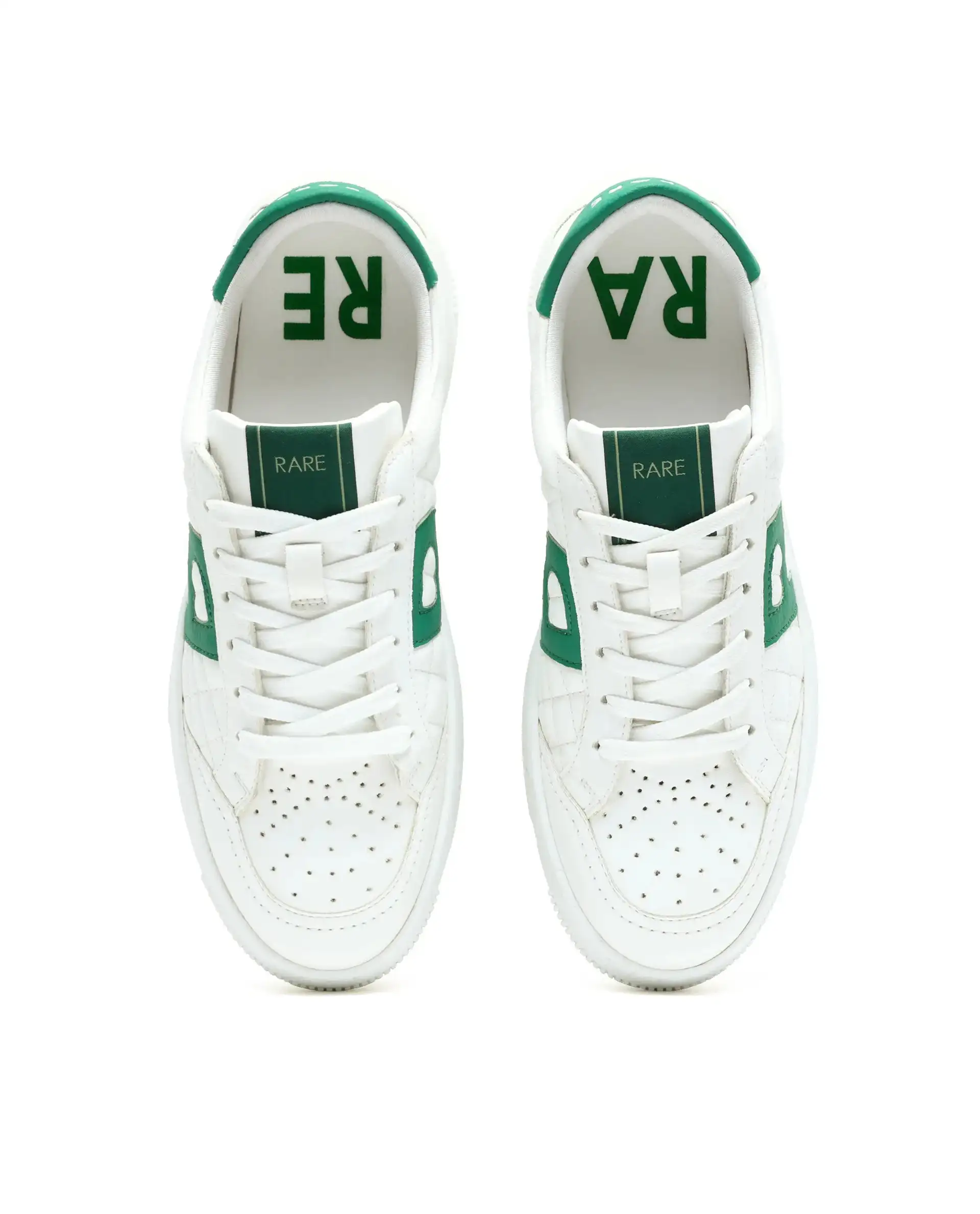 Rare Rabbit Men's Alto White Micro Leather Sneaker - Image 4