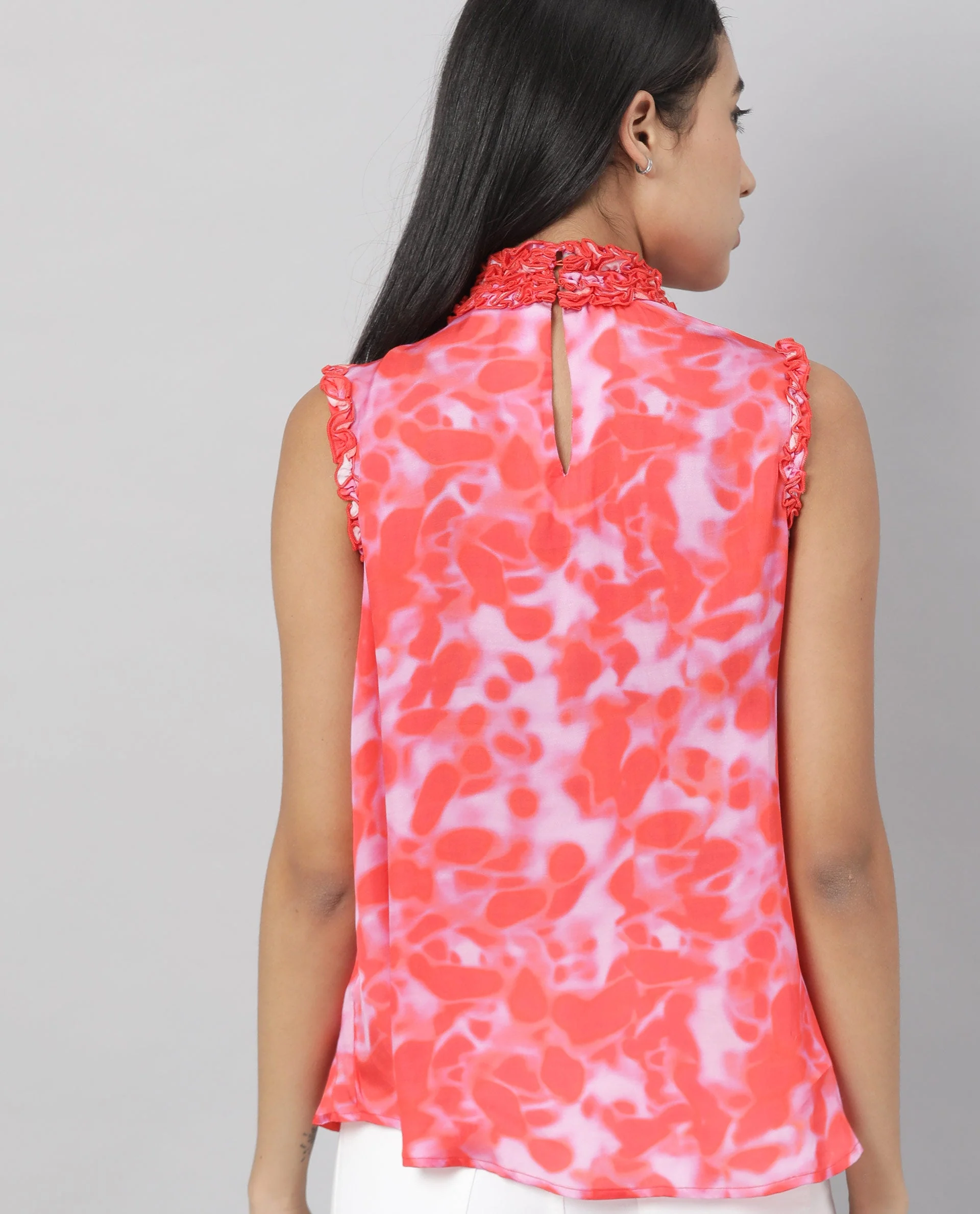 Rareism Women's Amaze Red Top - Image 10