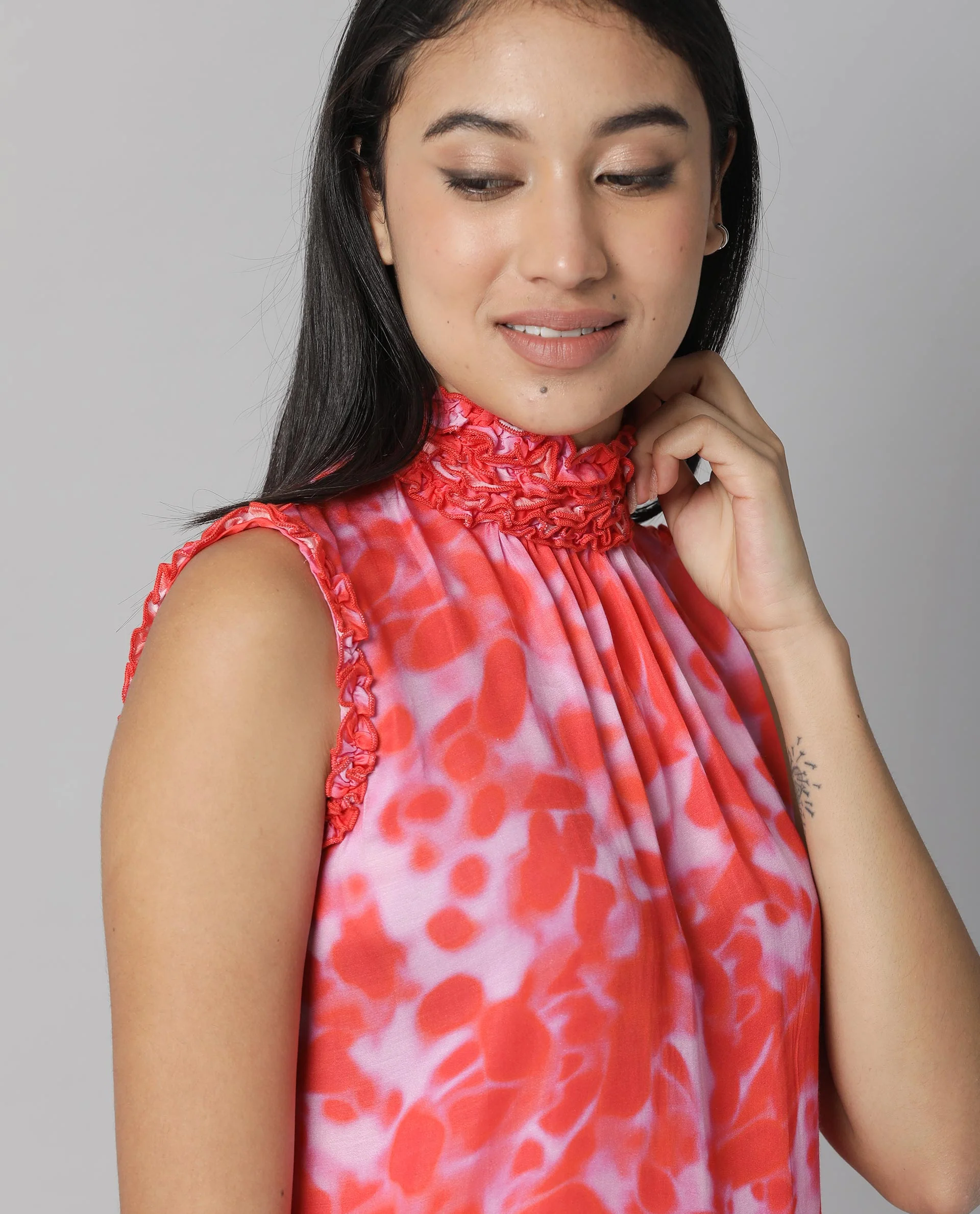 Rareism Women's Amaze Red Top - Image 2