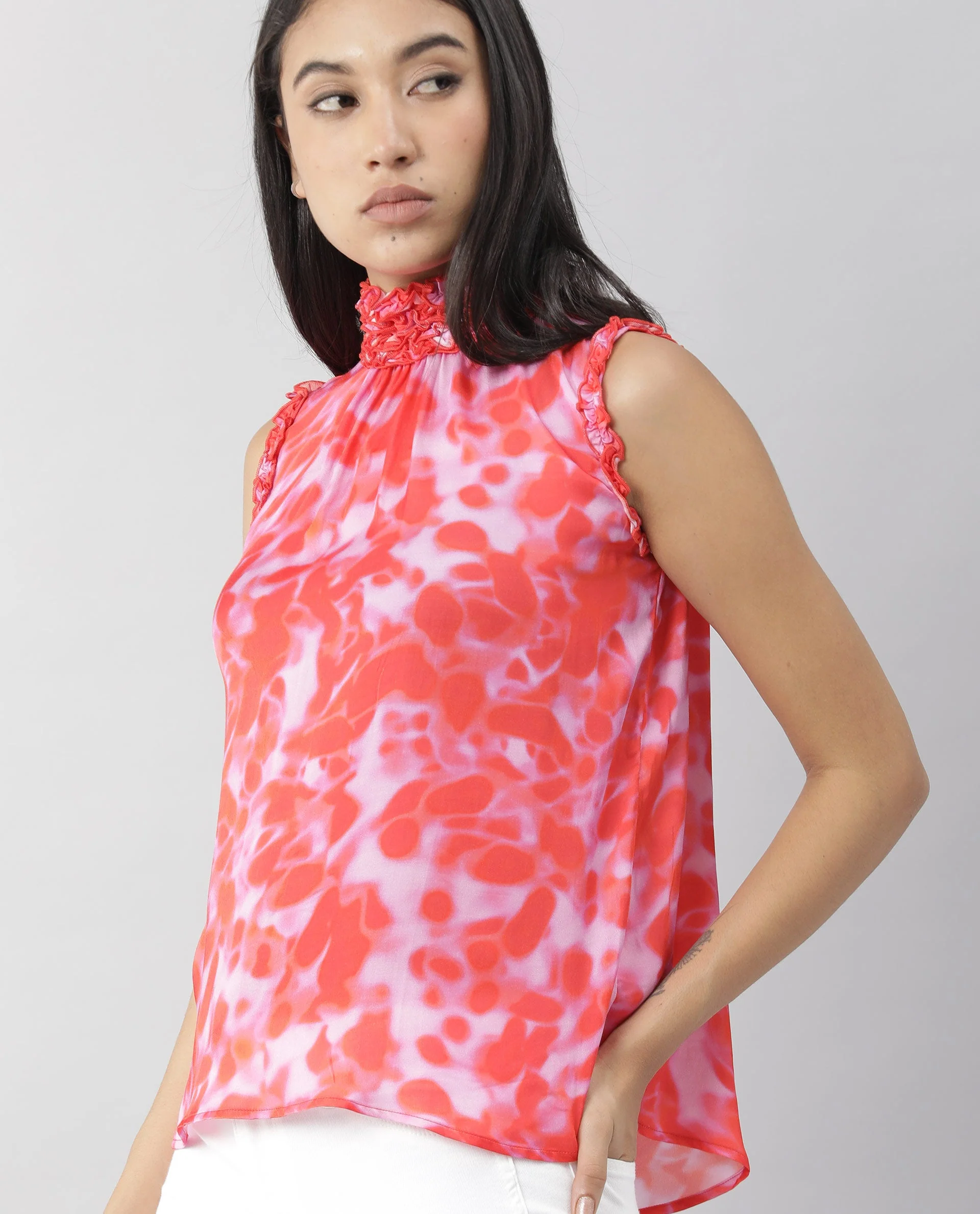 Rareism Women's Amaze Red Top - Image 3
