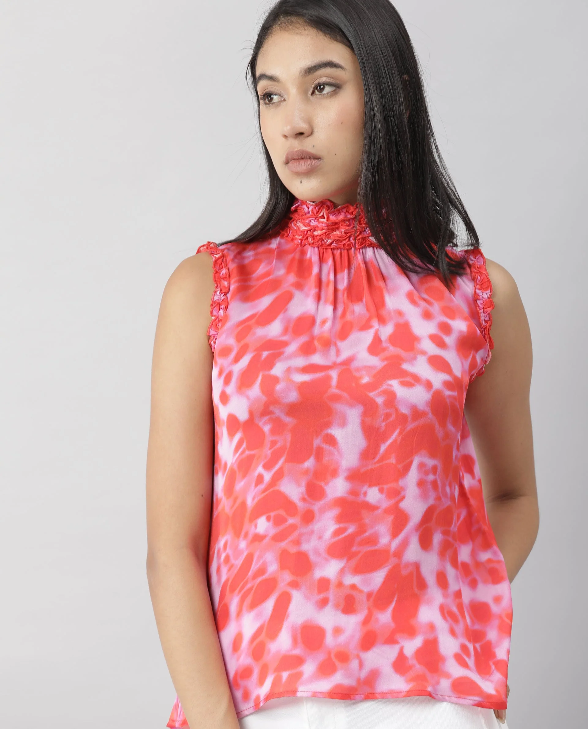 Rareism Women's Amaze Red Top - Image 6
