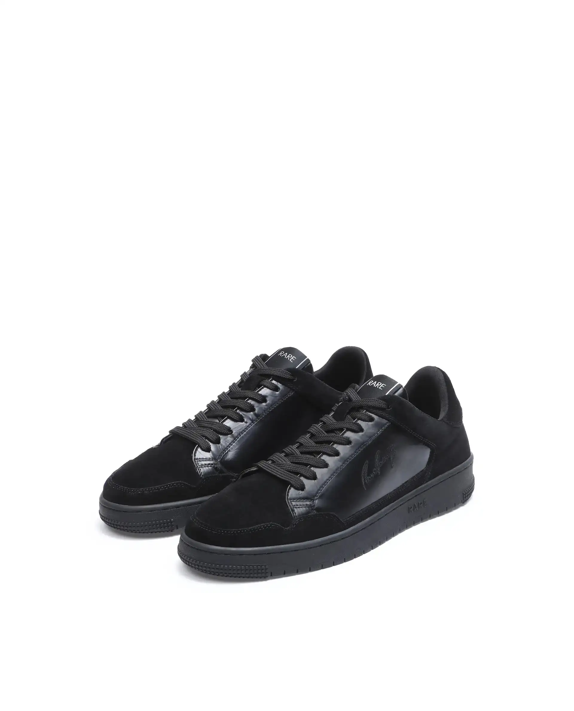 Rare Rabbit Men's Amigo Black Parachute Lace-Up Closure Sneaker - Image 3