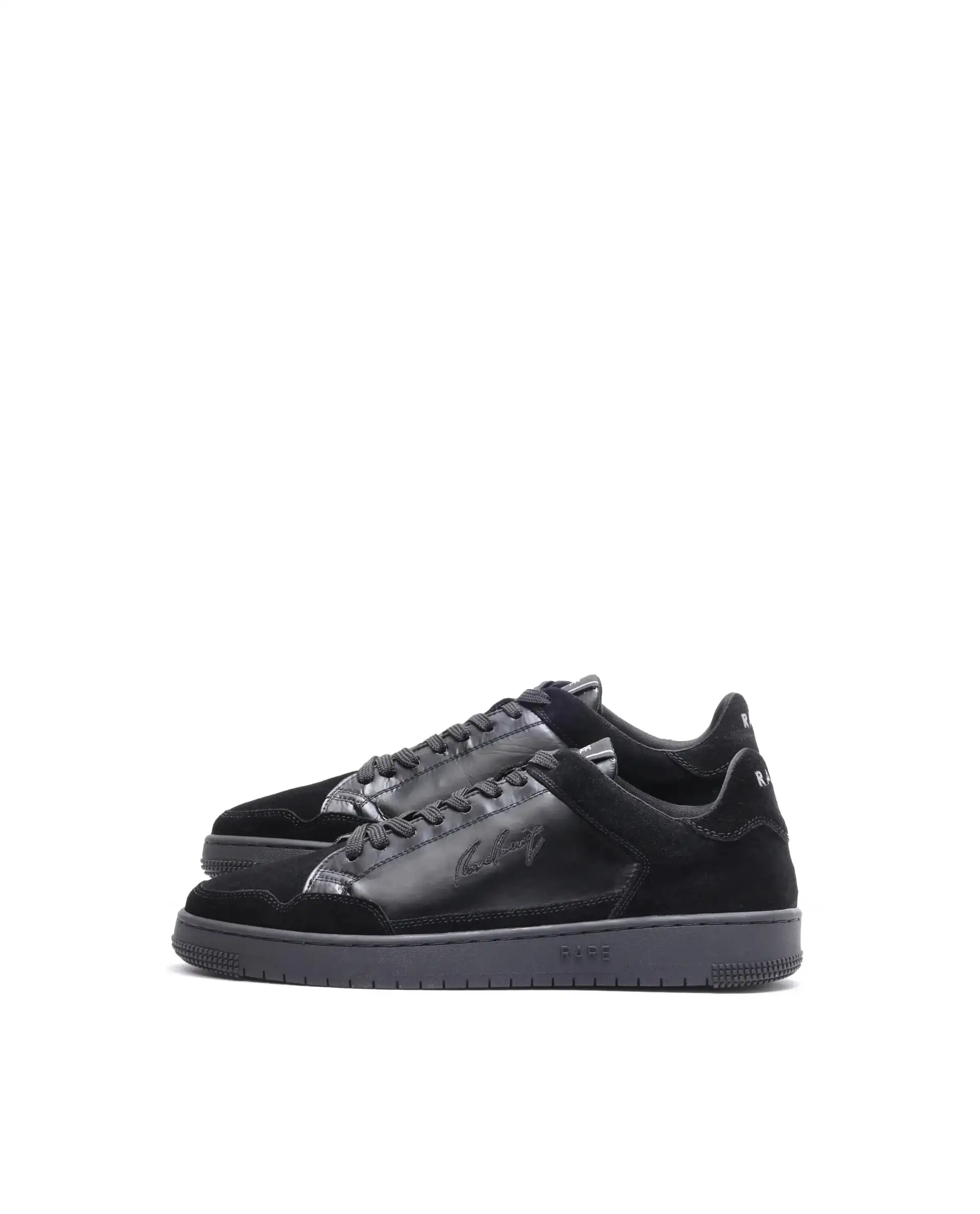 Rare Rabbit Men's Amigo Black Parachute Lace-Up Closure Sneaker - Image 5