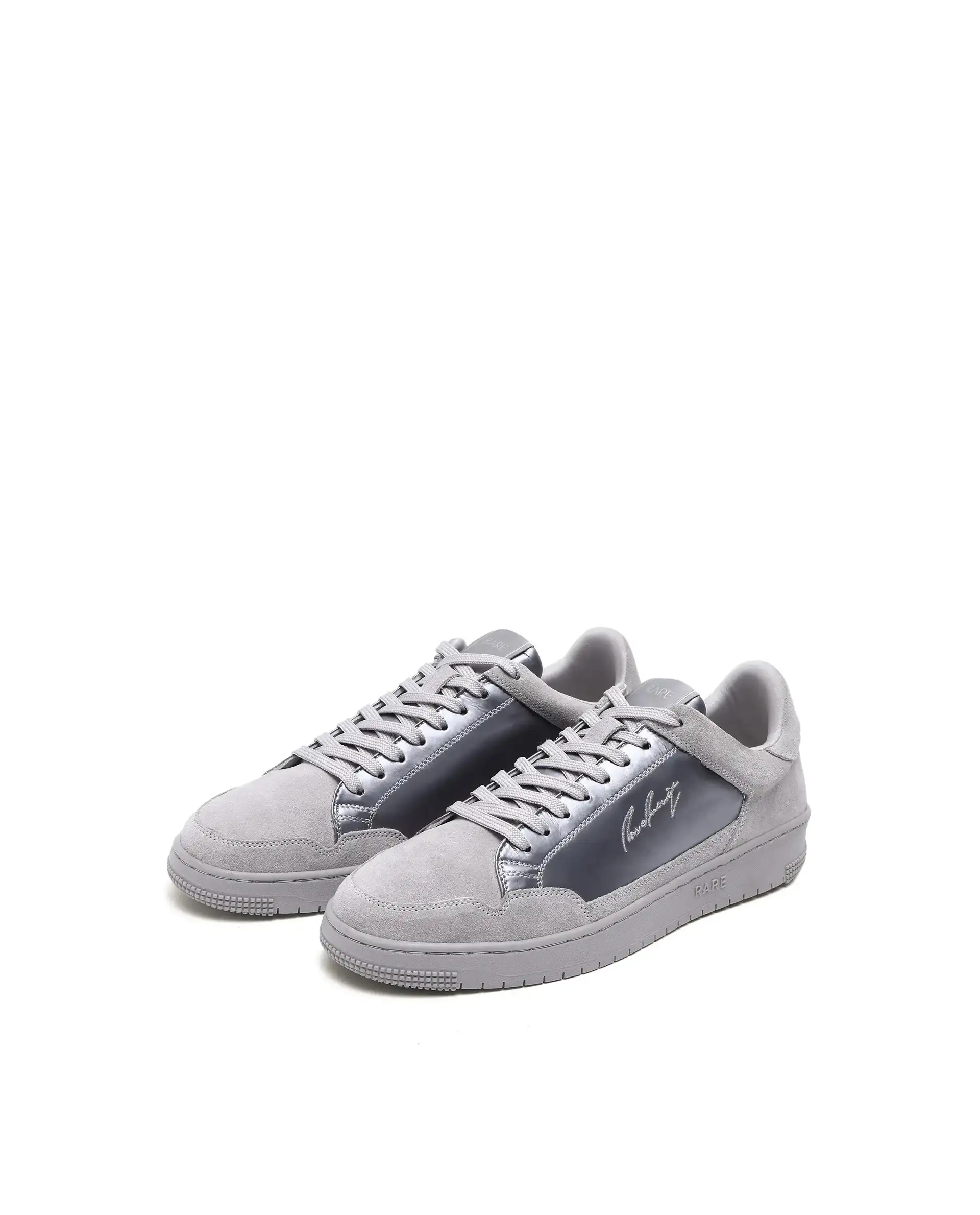 Rare Rabbit Men's Amigo Grey Parachute Lace-Up Closure Sneaker - Image 3