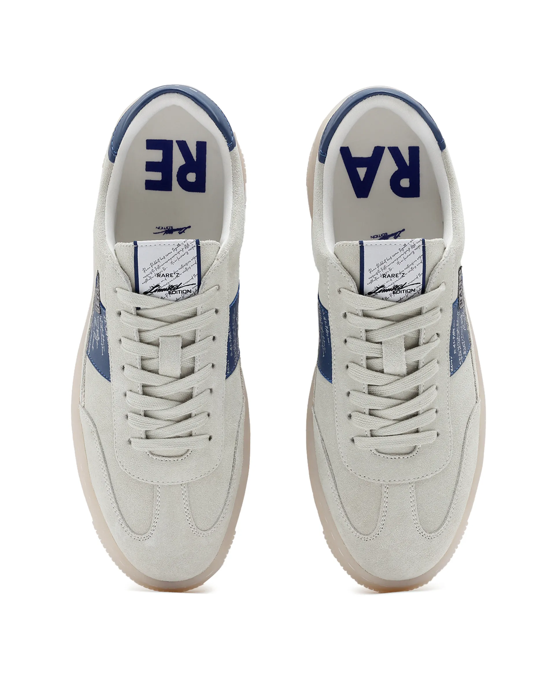 Rare Rabbit Men Amot-Fs1 Beige Lace-Up Shoes - Image 5