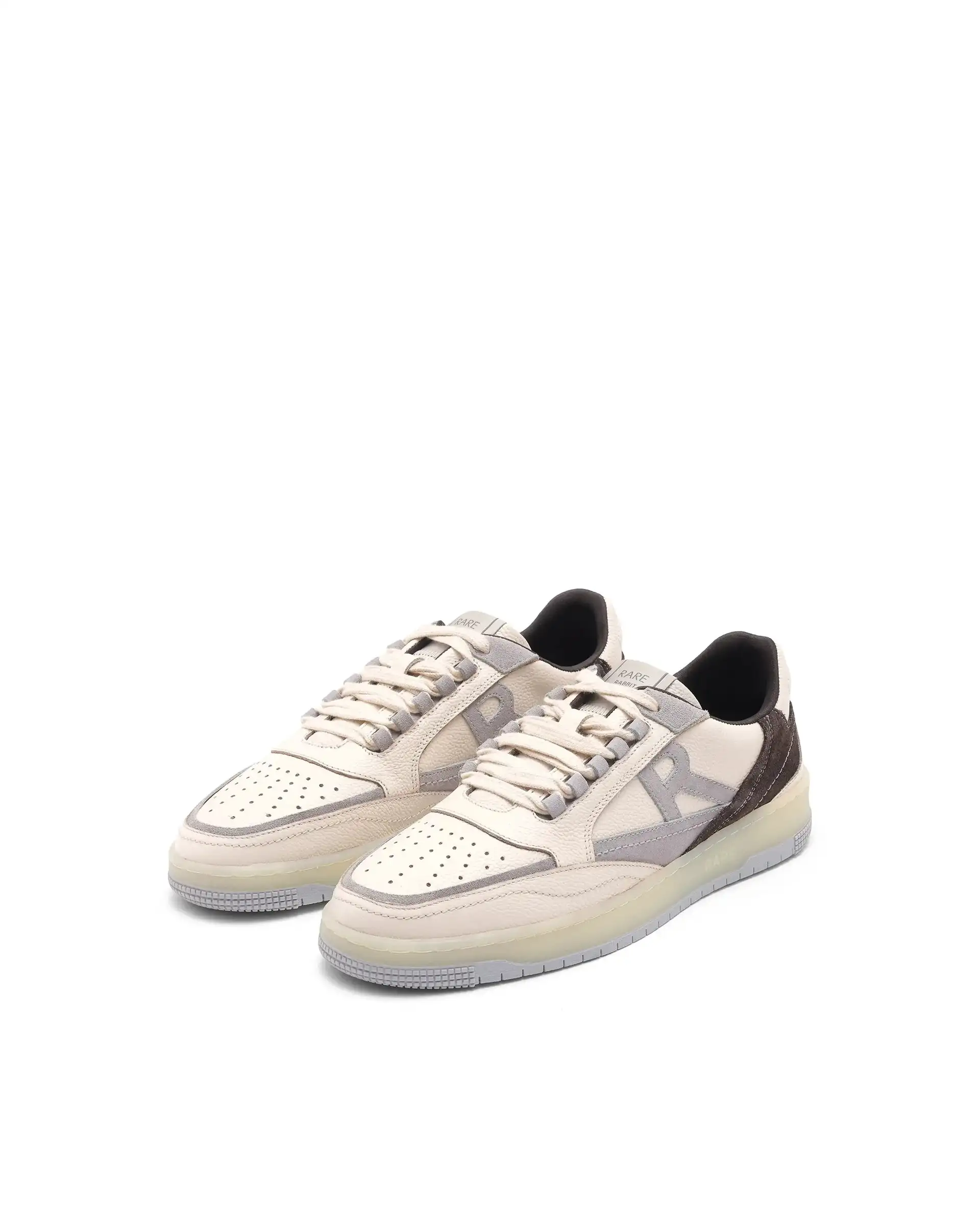 Rare Rabbit Men's Amur Off White Plain Shoes - Image 3