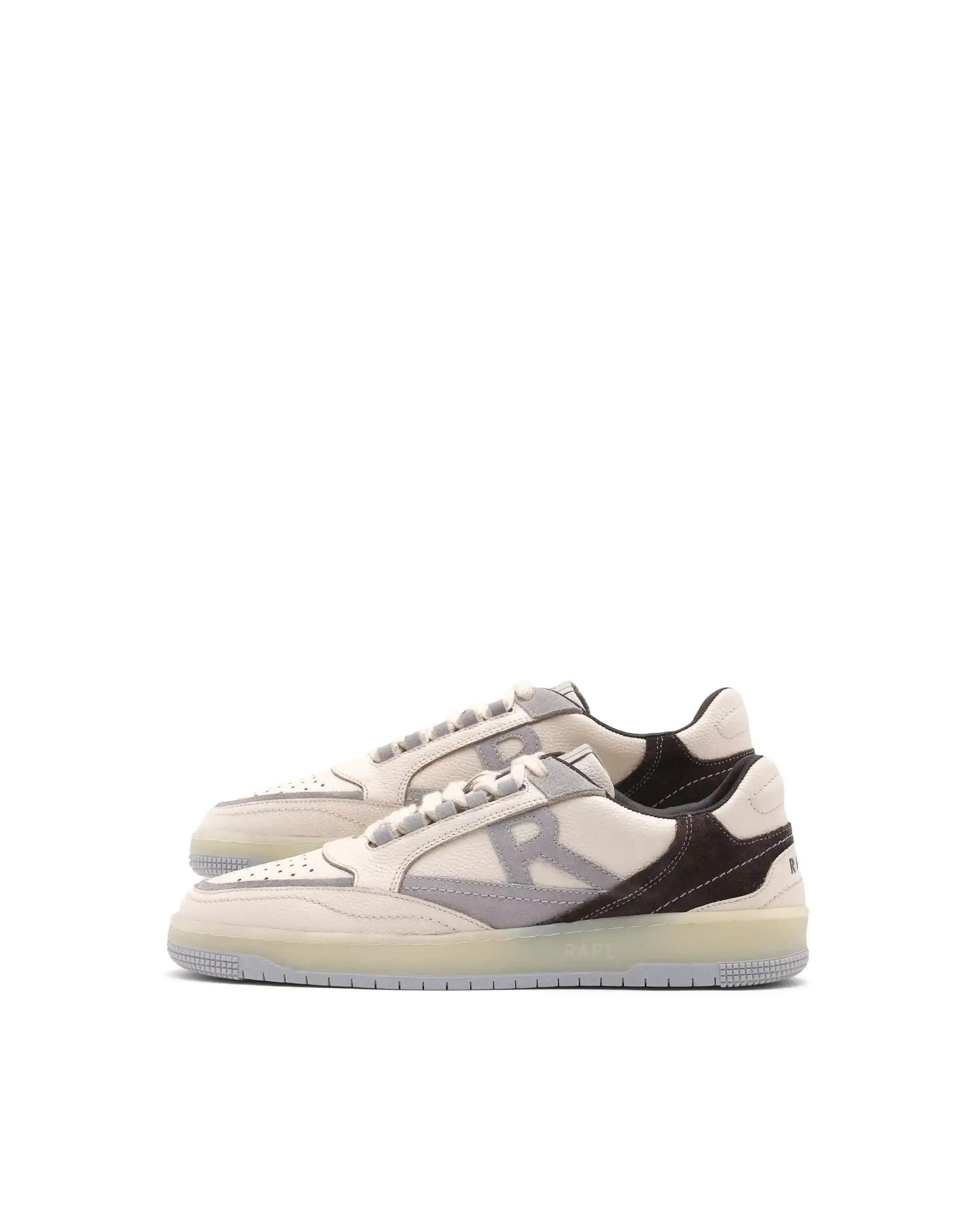 Rare Rabbit Men's Amur Off White Plain Shoes - Image 7