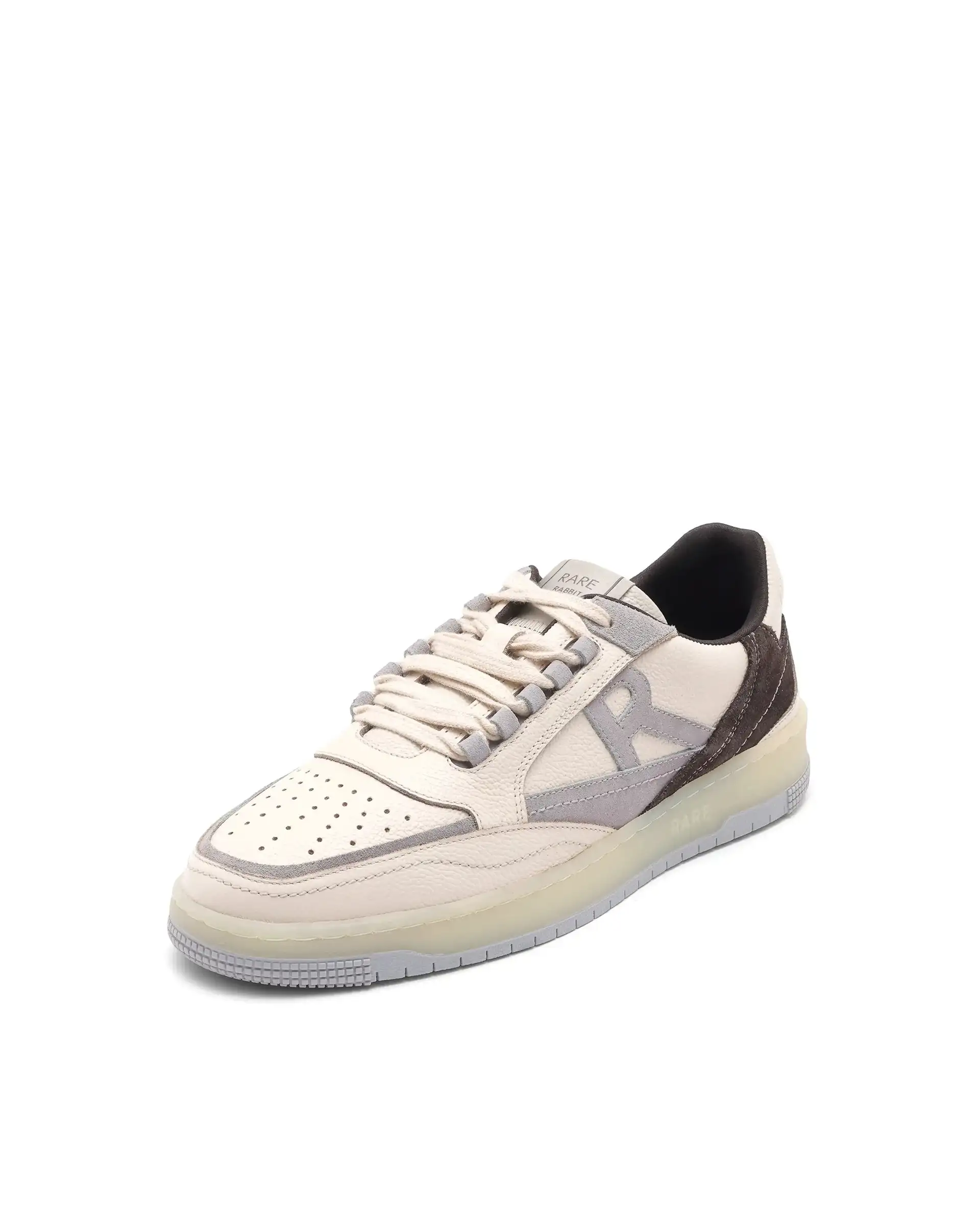 Rare Rabbit Men's Amur Off White Plain Shoes - Image 8
