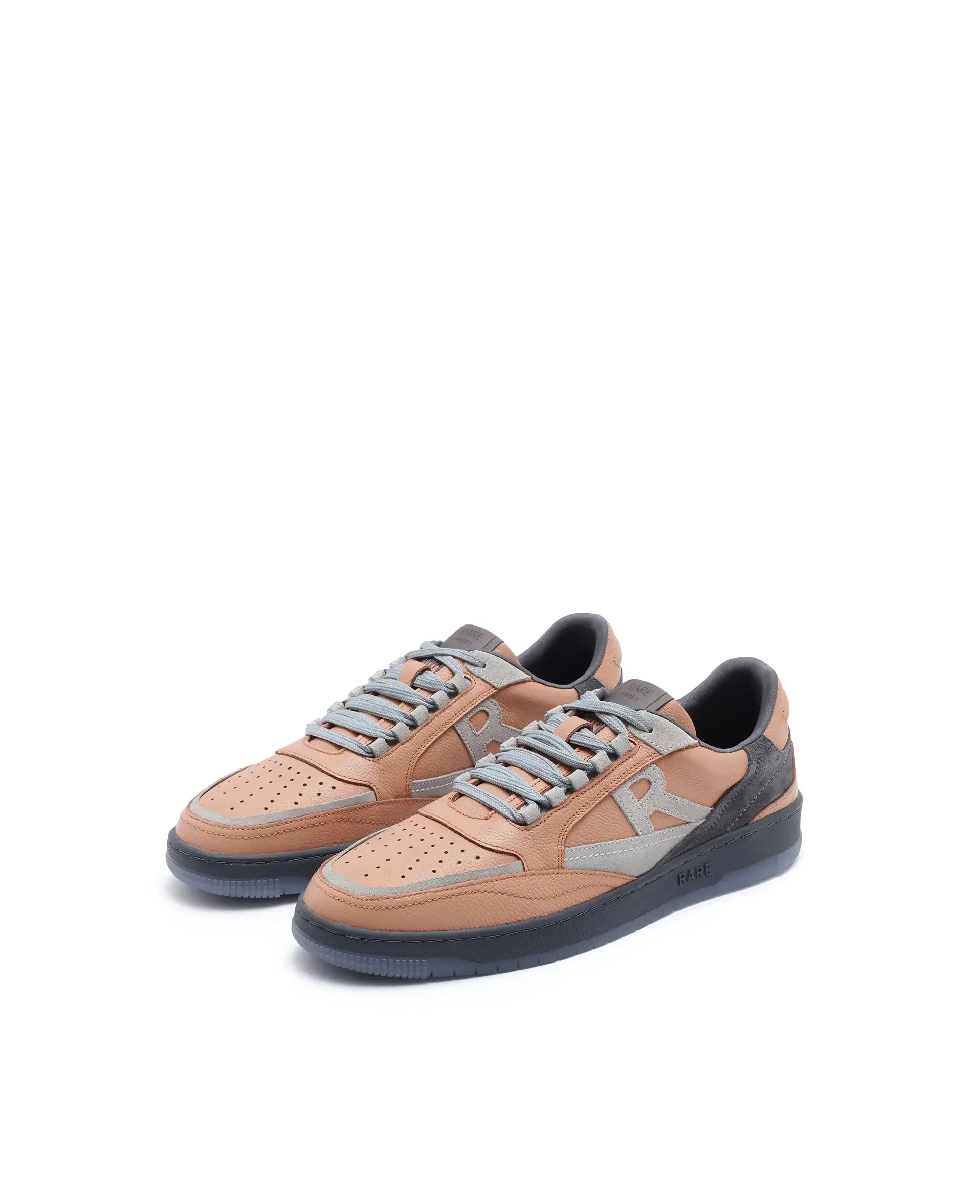 Rare Rabbit Men's Amur Orange Plain Shoes - Image 3