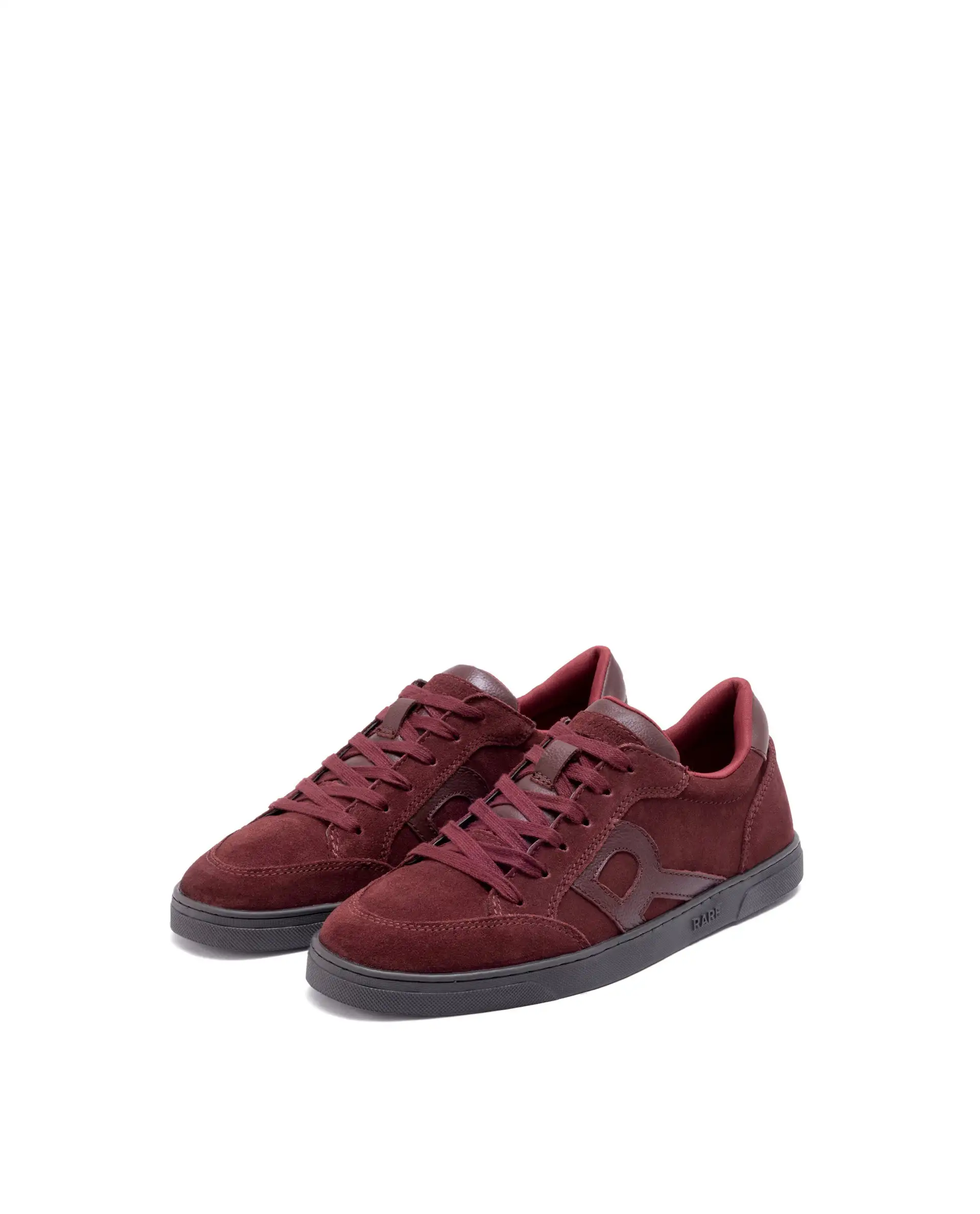 Rare Rabbit Men's Antares Red Low-Top Lace Up Premium Suede With Genuine Leather Sneaker - Image 3