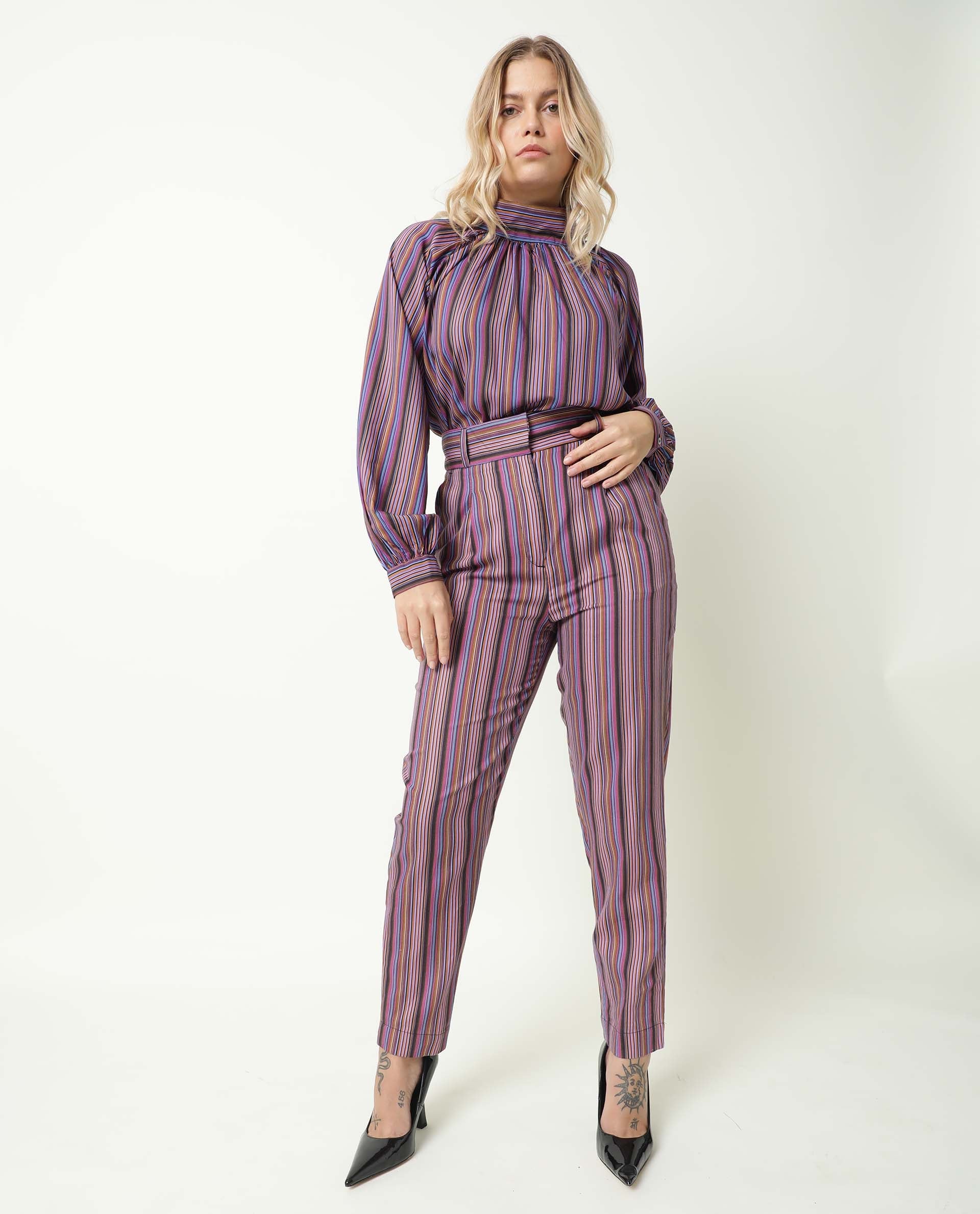 Rareism Women's Apple Multi Cotton Regular Fit Trouser - Image 2