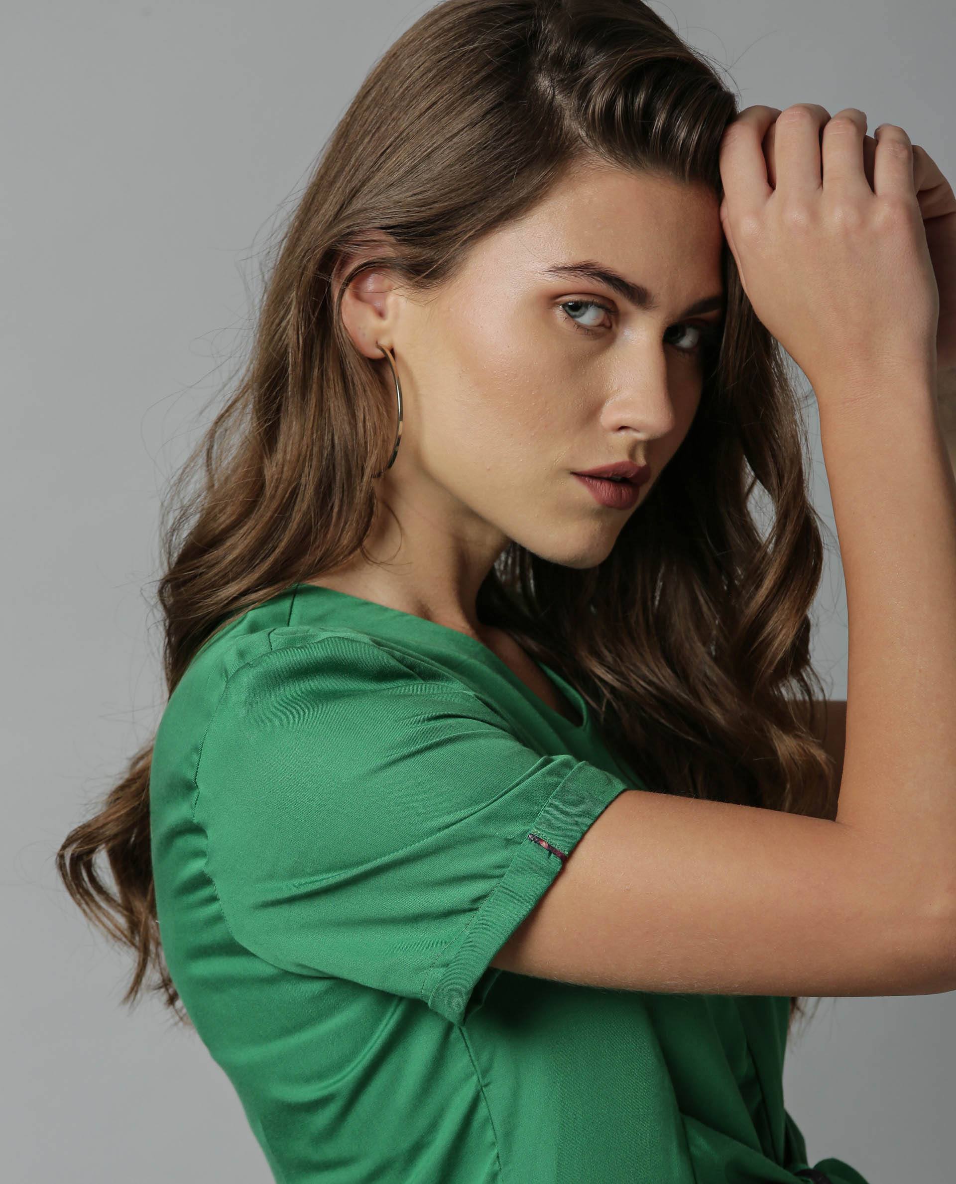 Rareism Women Apt Green Jumpsuit Short Sleeves - Image 4