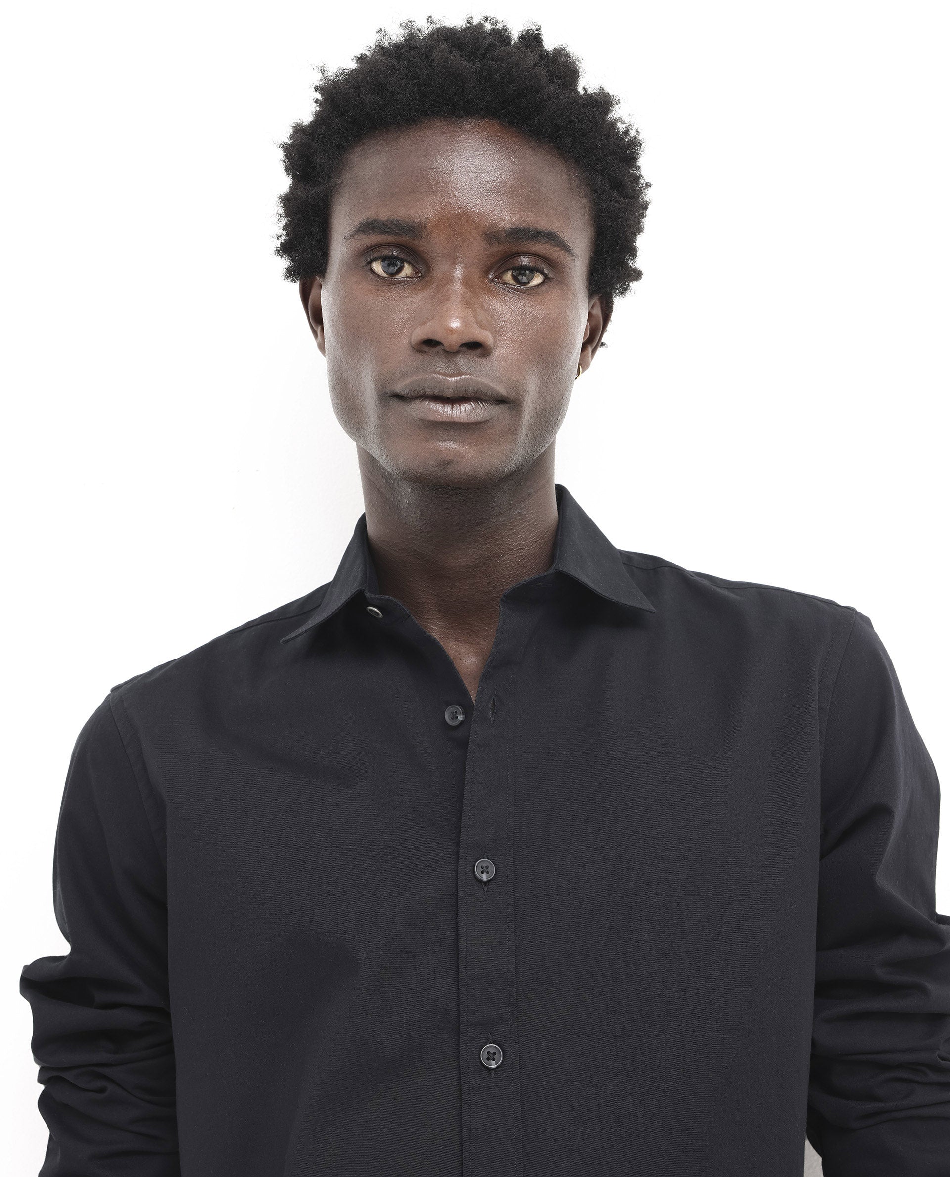 Rare Rabbit Men's Arlet Black Cotton Plain Regular Fit Full Sleeve Spread Collar Shirt - Image 5