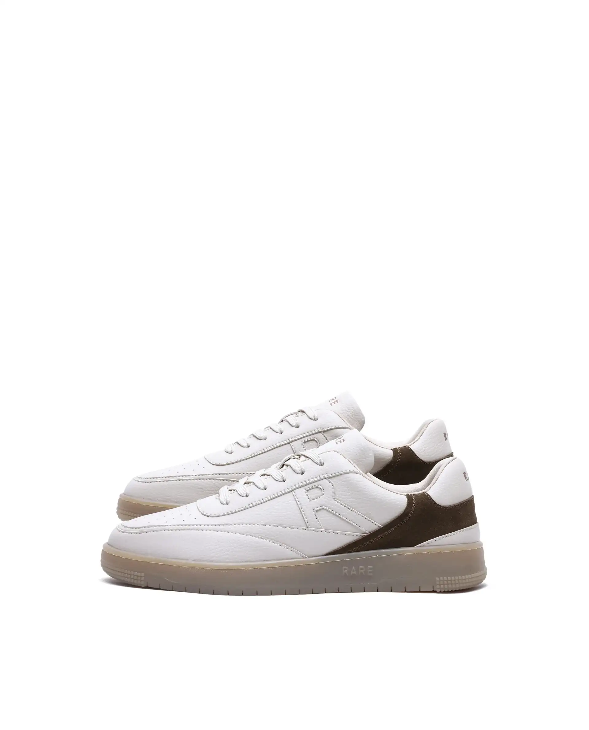 Rare Rabbit Men's Aron Beige Micro Fiber Leather Sneaker - Image 4