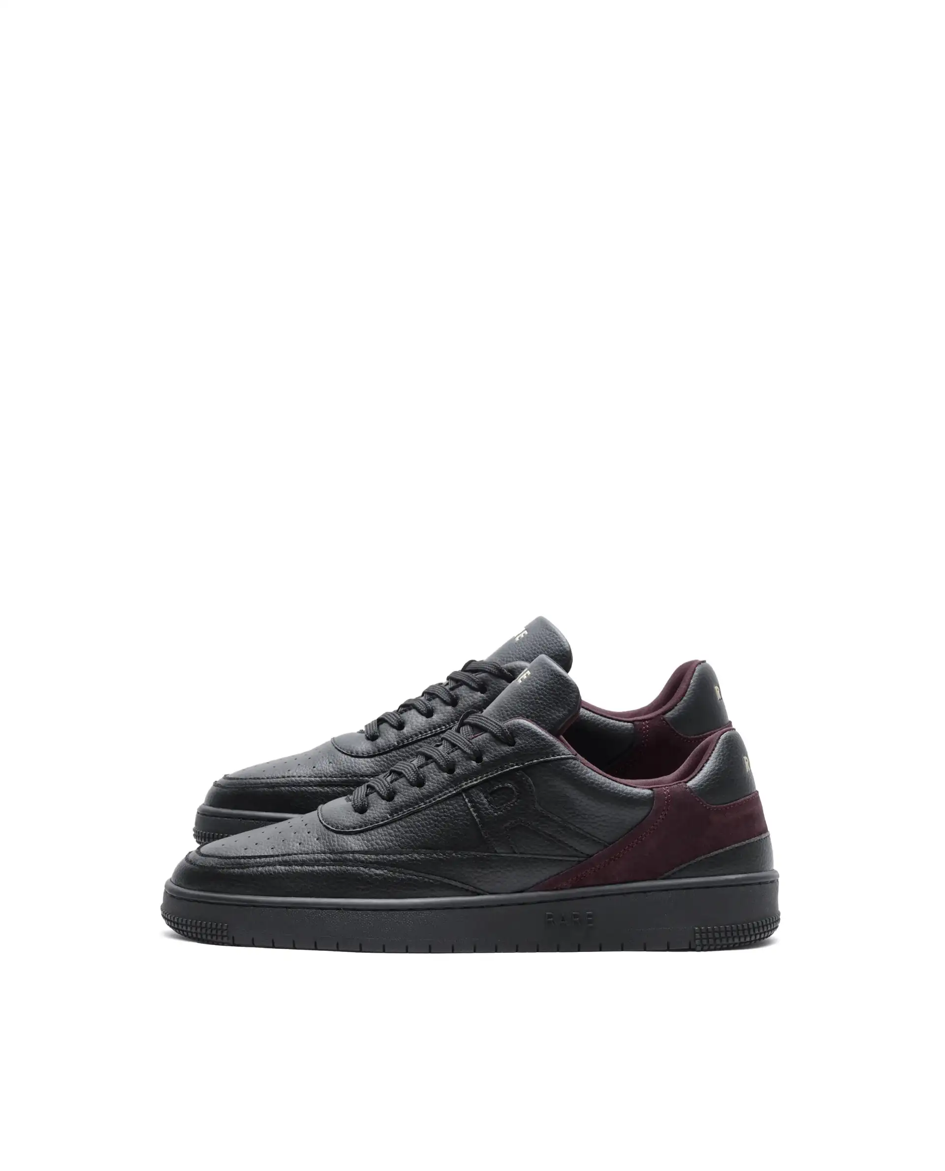 Rare Rabbit Men's Aron Black Micro Leather Sneaker - Image 6