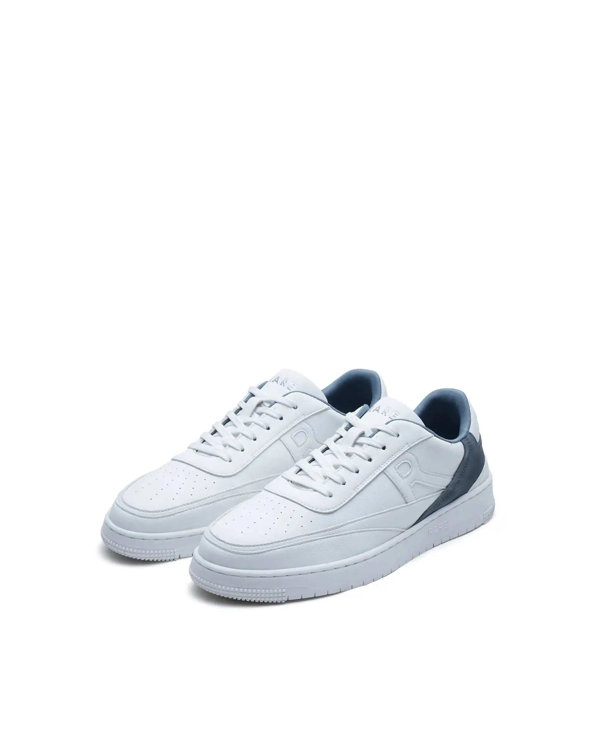 Rare Rabbit Men's Aron White Micro Leather Sneaker - Image 3