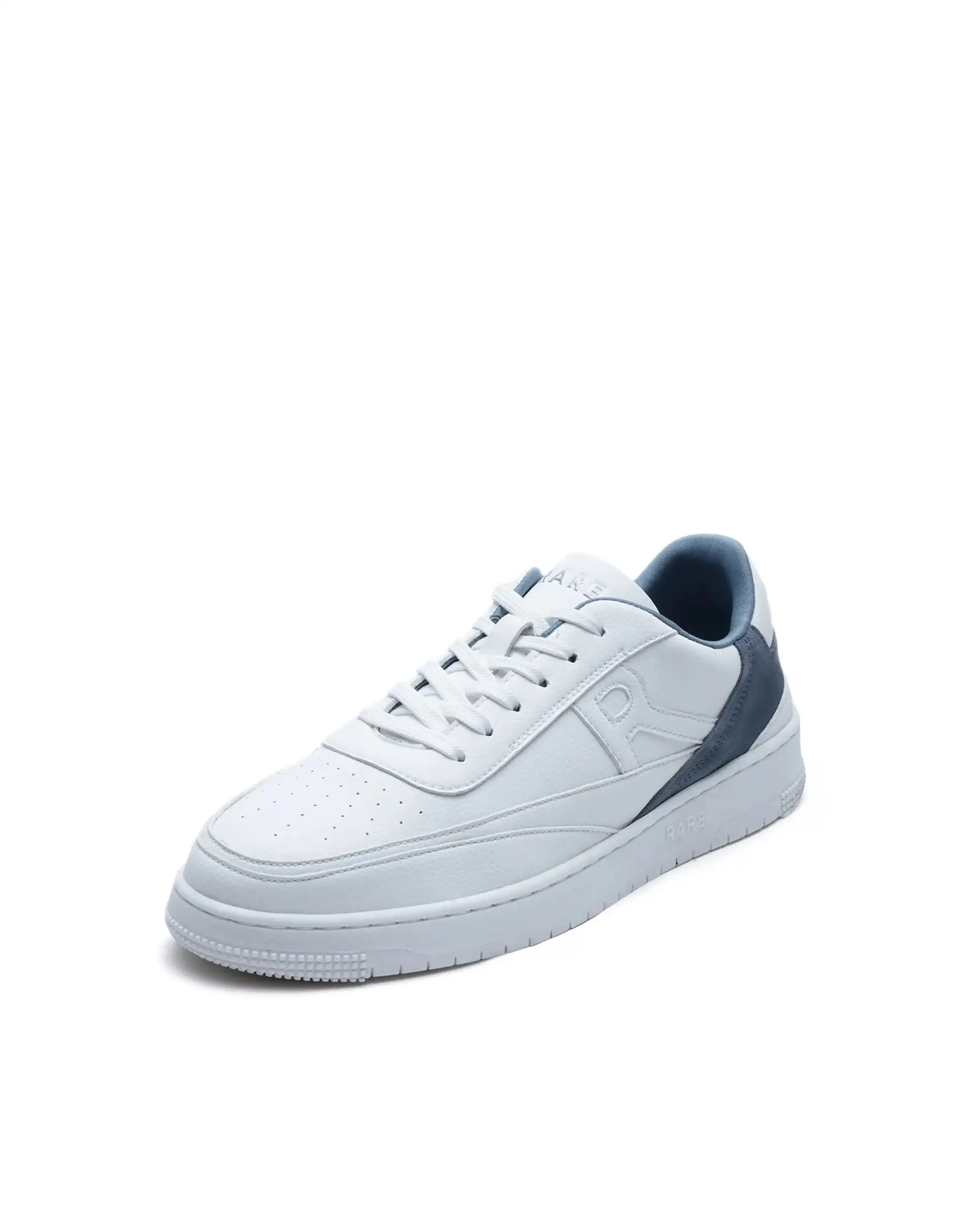 Rare Rabbit Men's Aron White Micro Leather Sneaker - Image 4