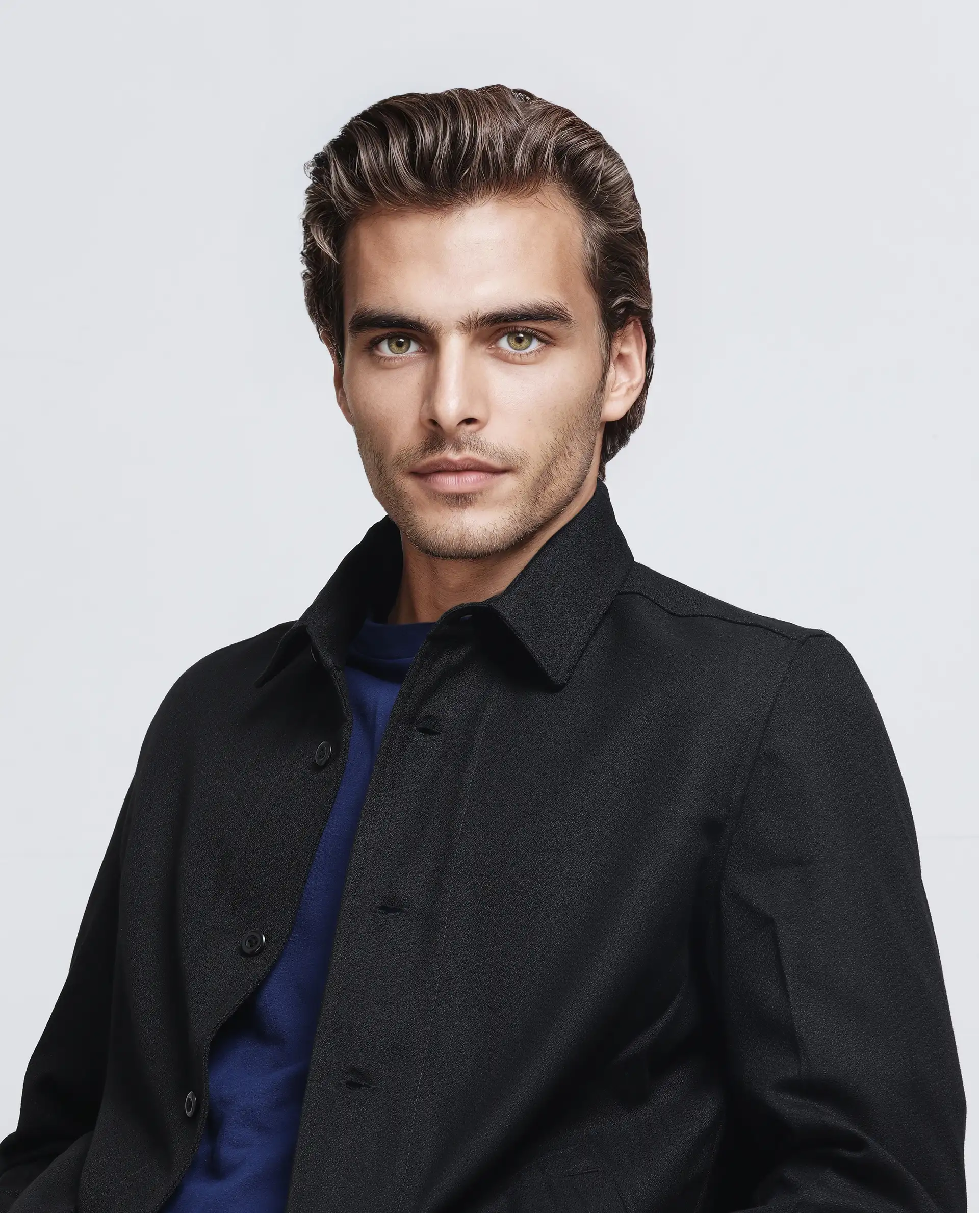Rare Rabbit Men's Aront Black Polyester Plain Relaxed Fit Full Sleeve Spread Collar Jacket - Image 8