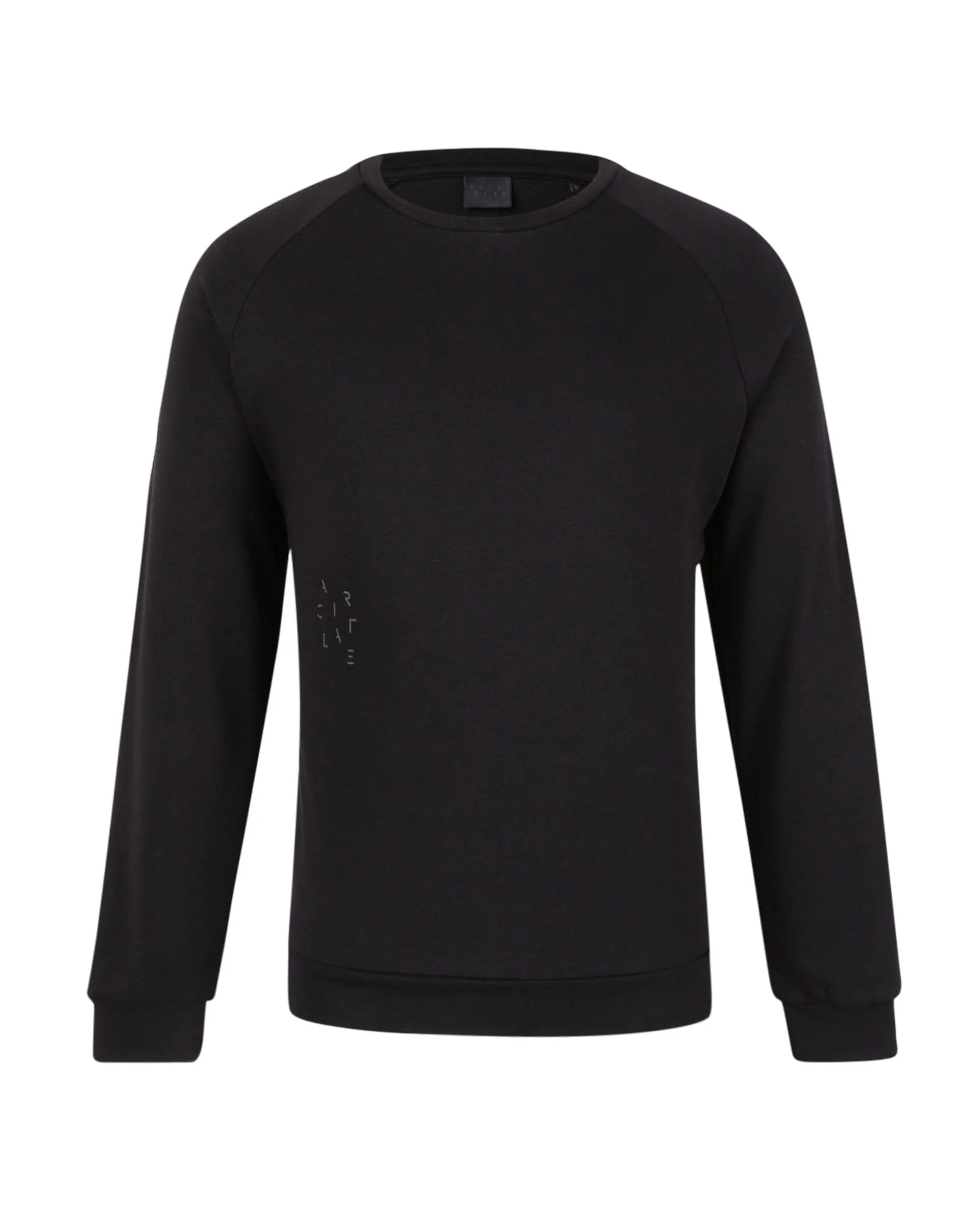 Rare Rabbit Articale Men's Arum Double Black Cotton Fabric Full Sleeves Solid Sweatshirt - Image 7