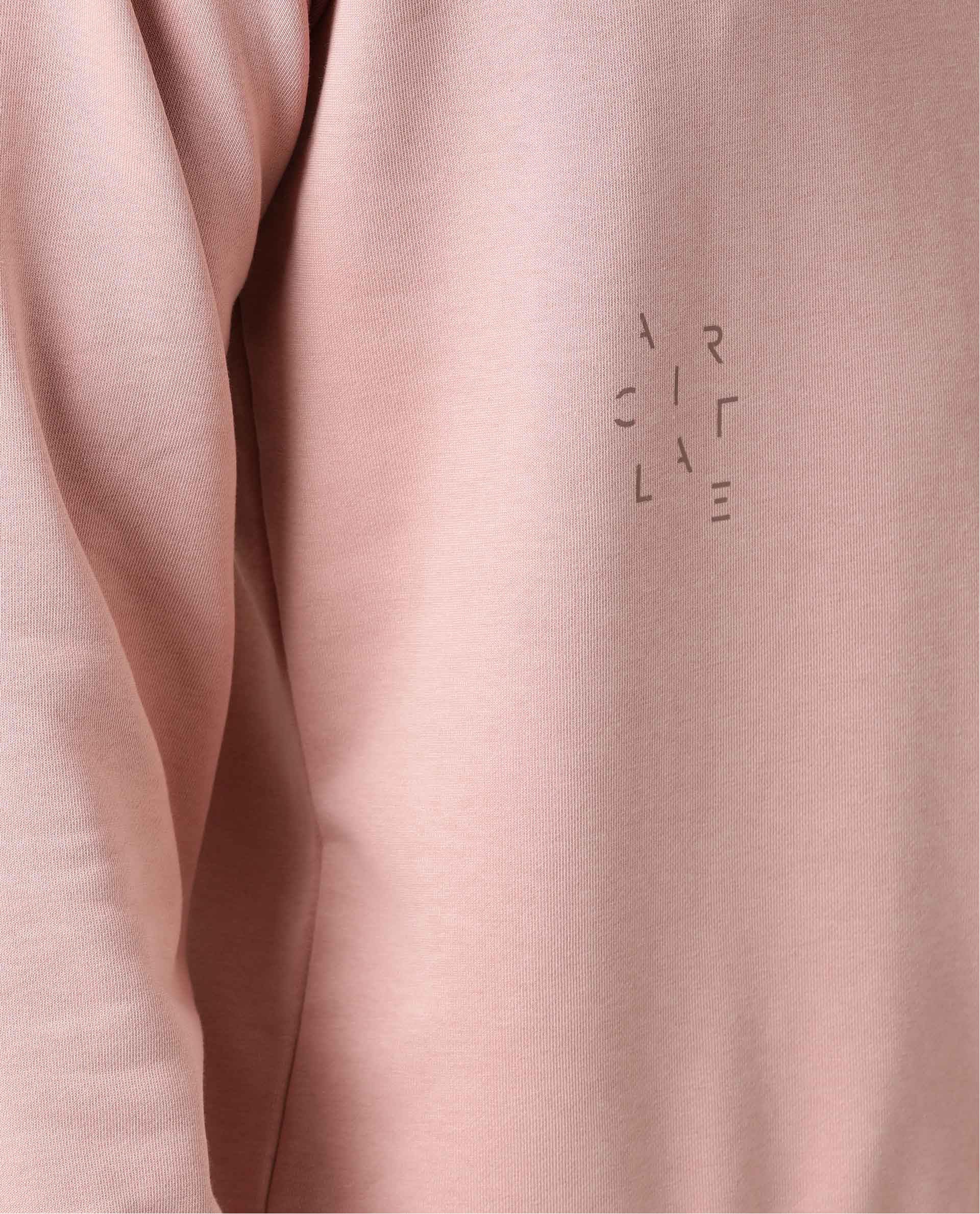 Rare Rabbit Articale Men's Arum Ash Rose Cotton Fabric Full Sleeves Solid Sweatshirt - Image 2