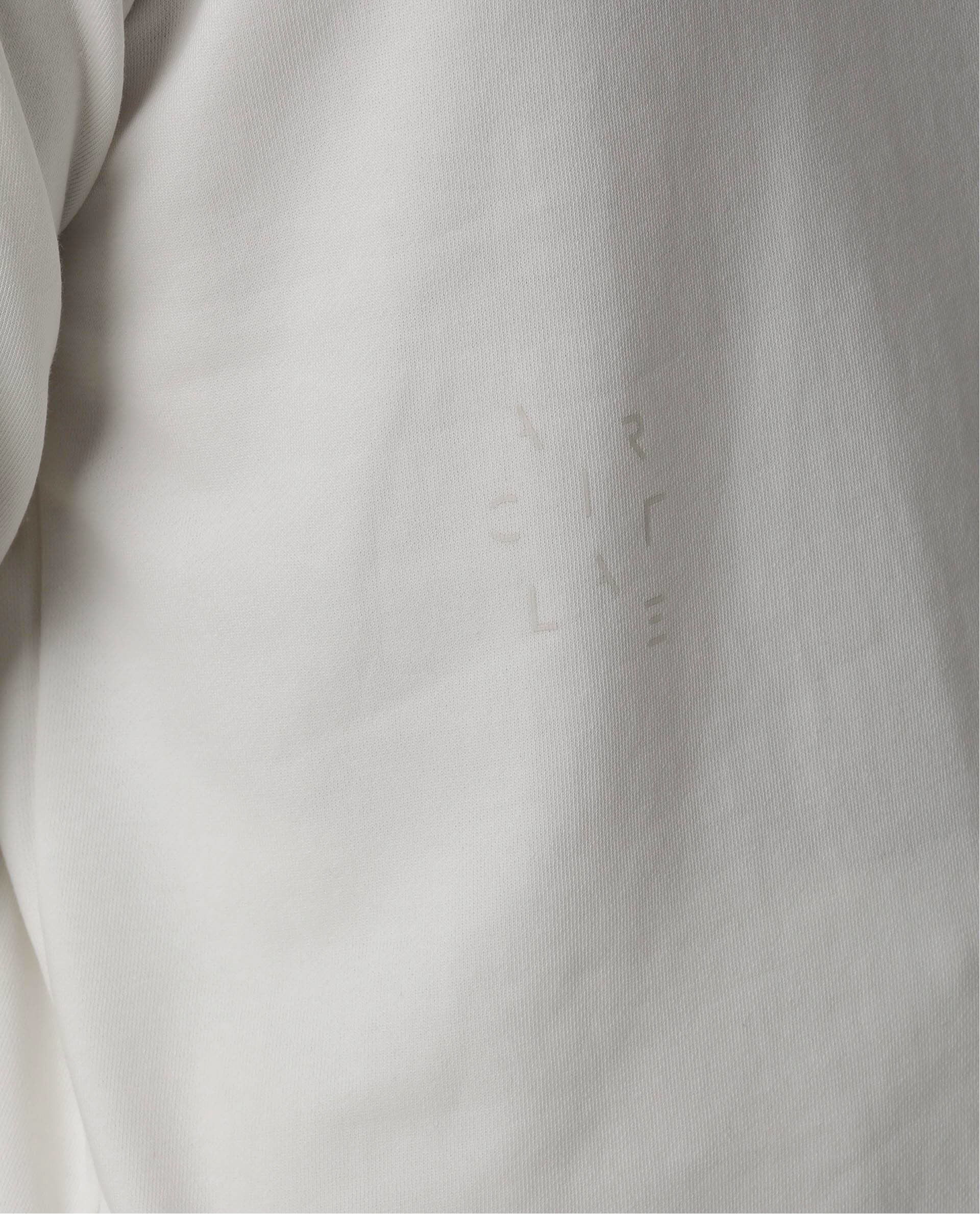 Rare Rabbit Articale Men's Arum Ivory White Cotton Fabric Full Sleeves Solid Sweatshirt - Image 2